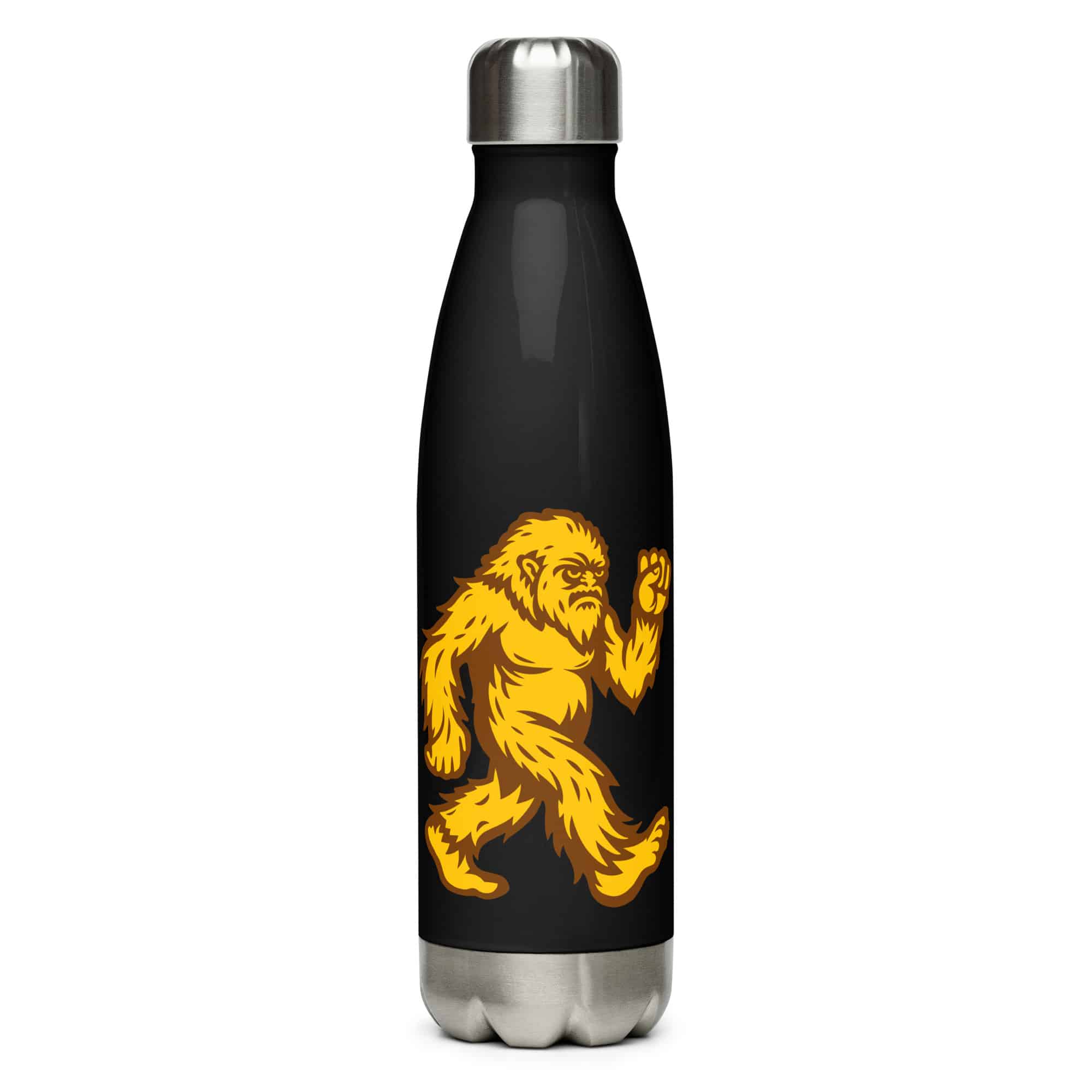 Original Gold and Brown Bigfoot by Chase Patrick Myers Water Bottle