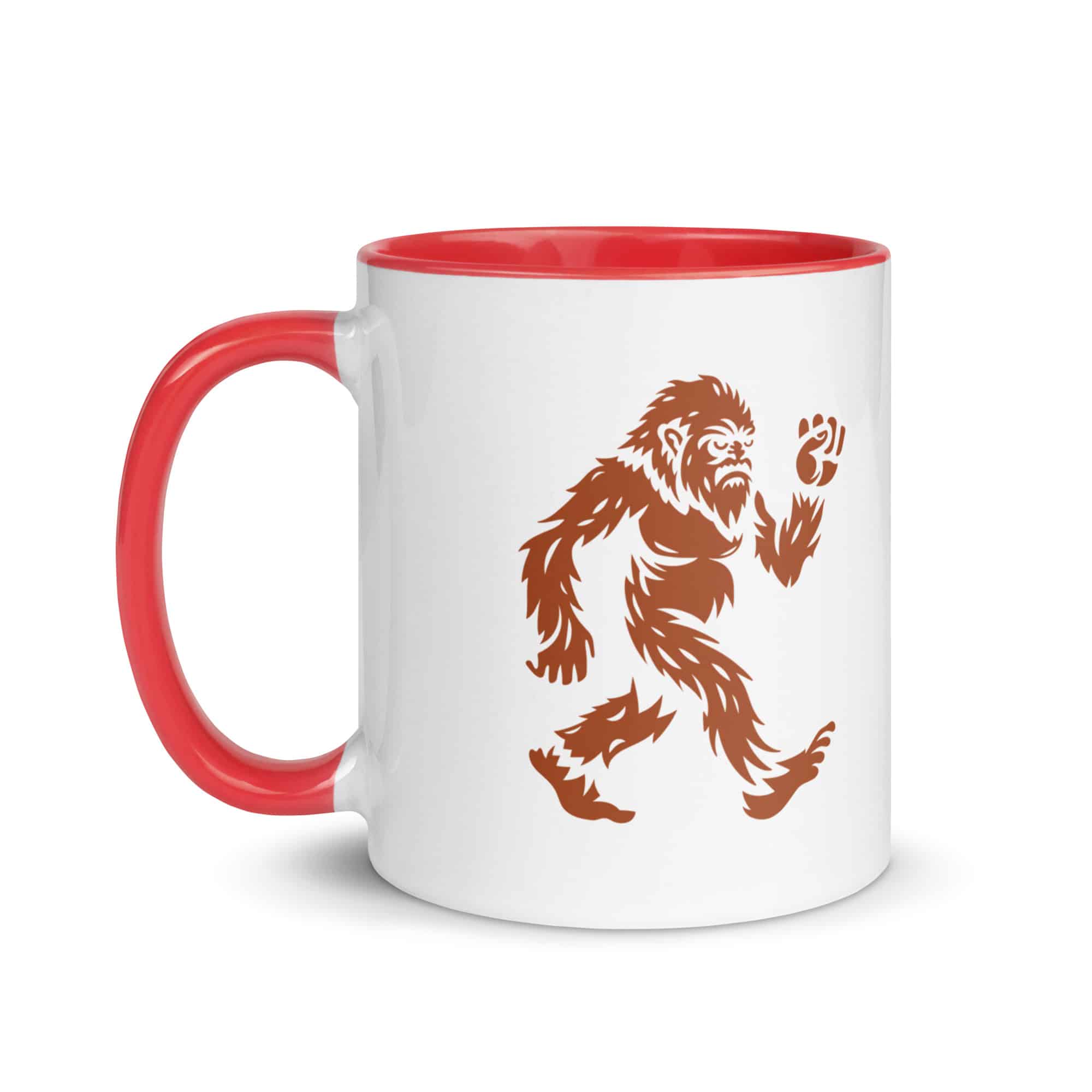 Terracotta Bigfoot by Chase Patrick Myers Color Inside Mug