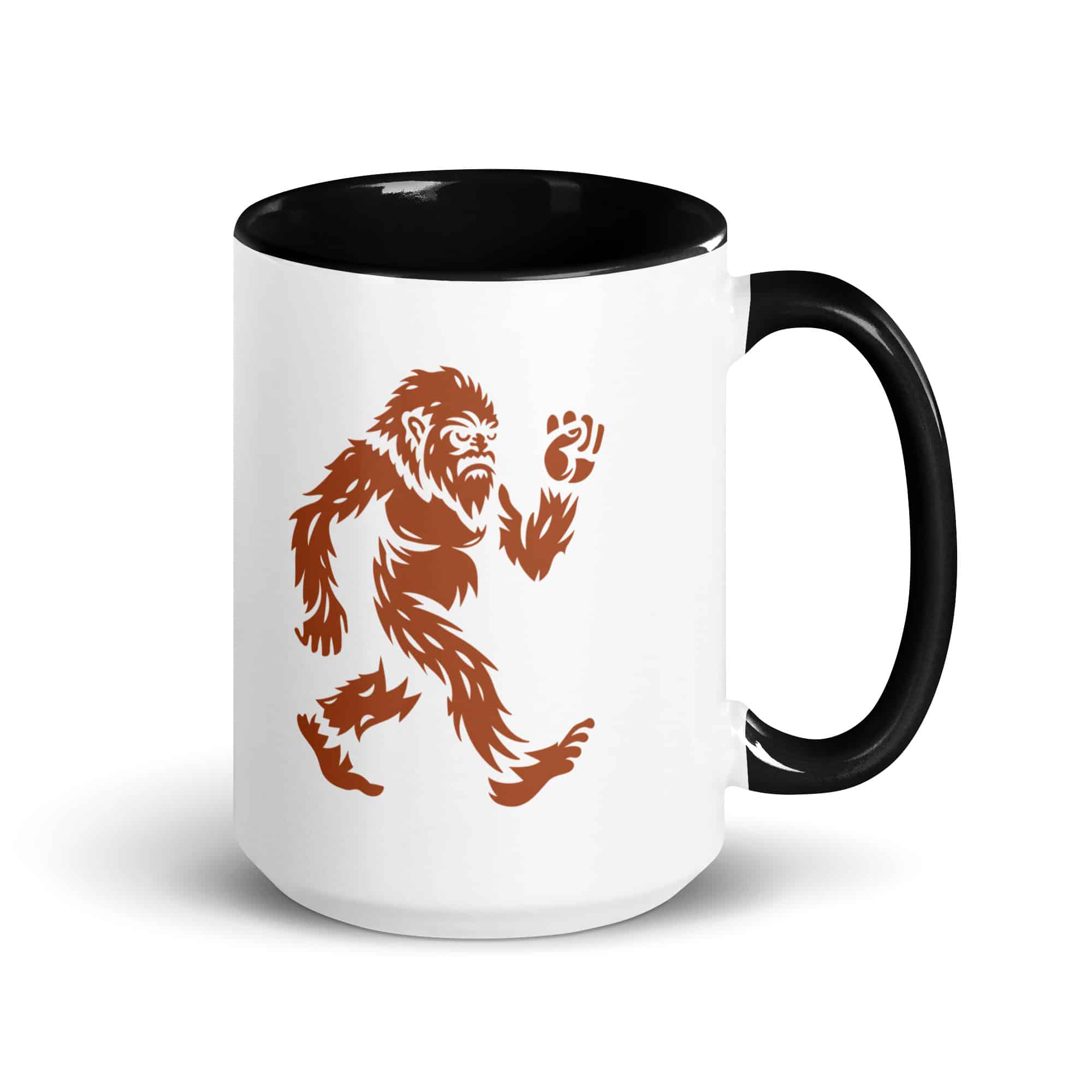 Terracotta Bigfoot by Chase Patrick Myers Color Inside Mug