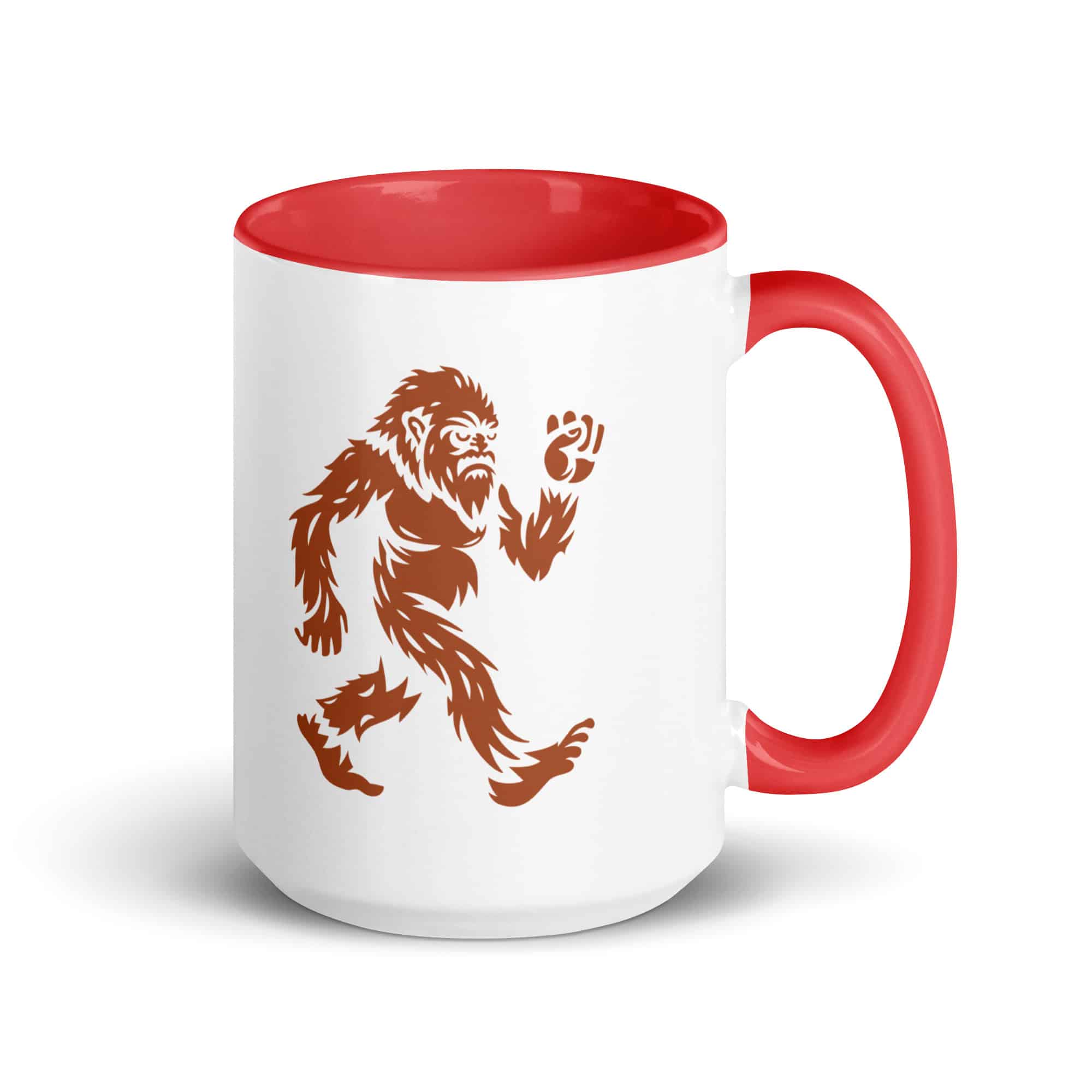 Terracotta Bigfoot by Chase Patrick Myers Color Inside Mug