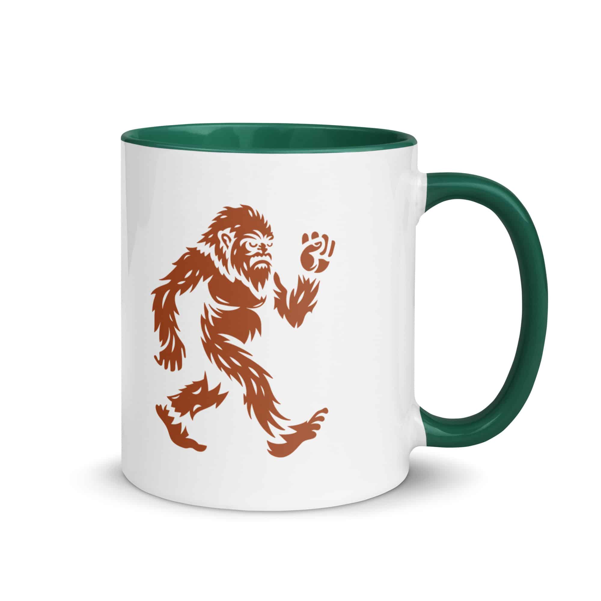 Terracotta Bigfoot by Chase Patrick Myers Color Inside Mug
