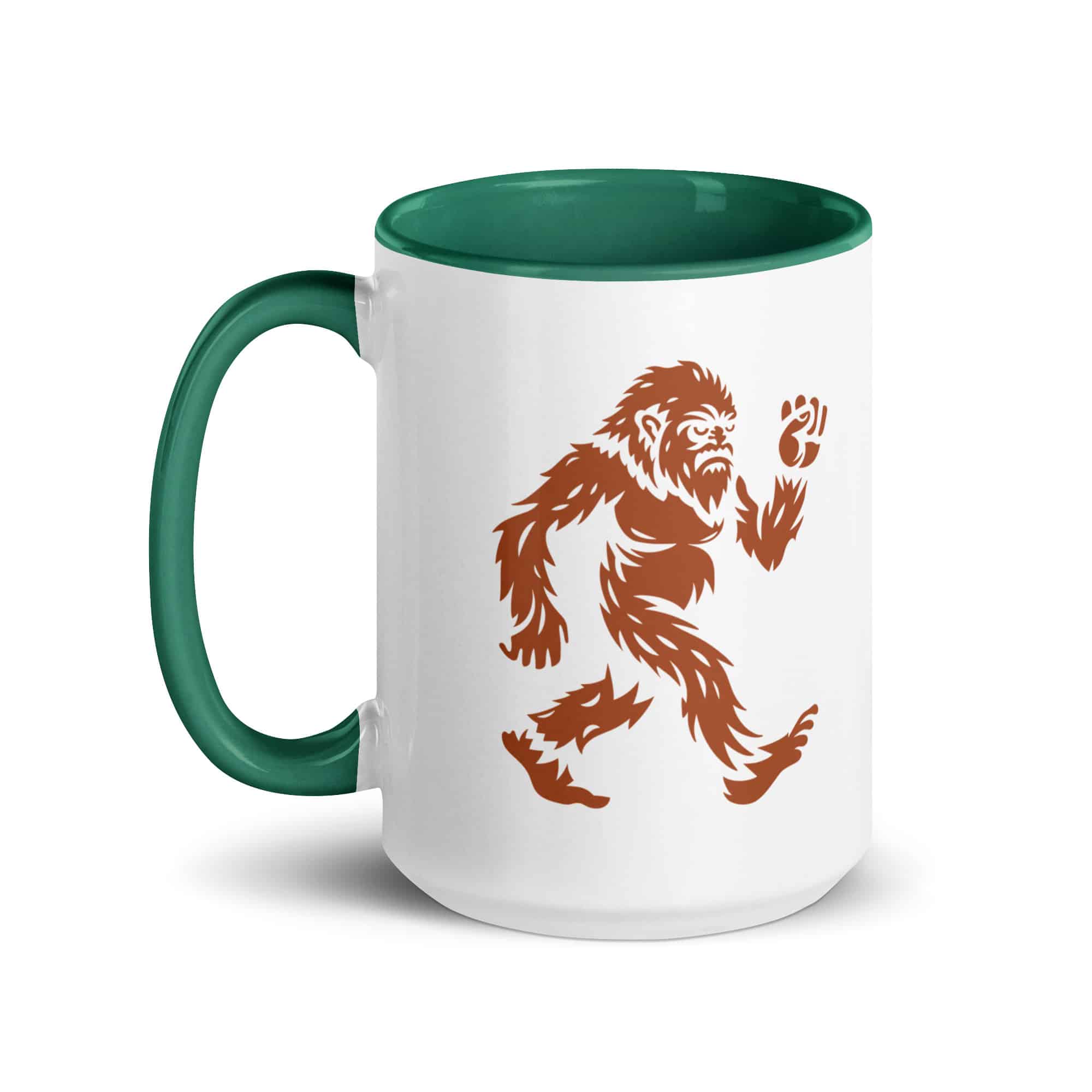 Terracotta Bigfoot by Chase Patrick Myers Color Inside Mug
