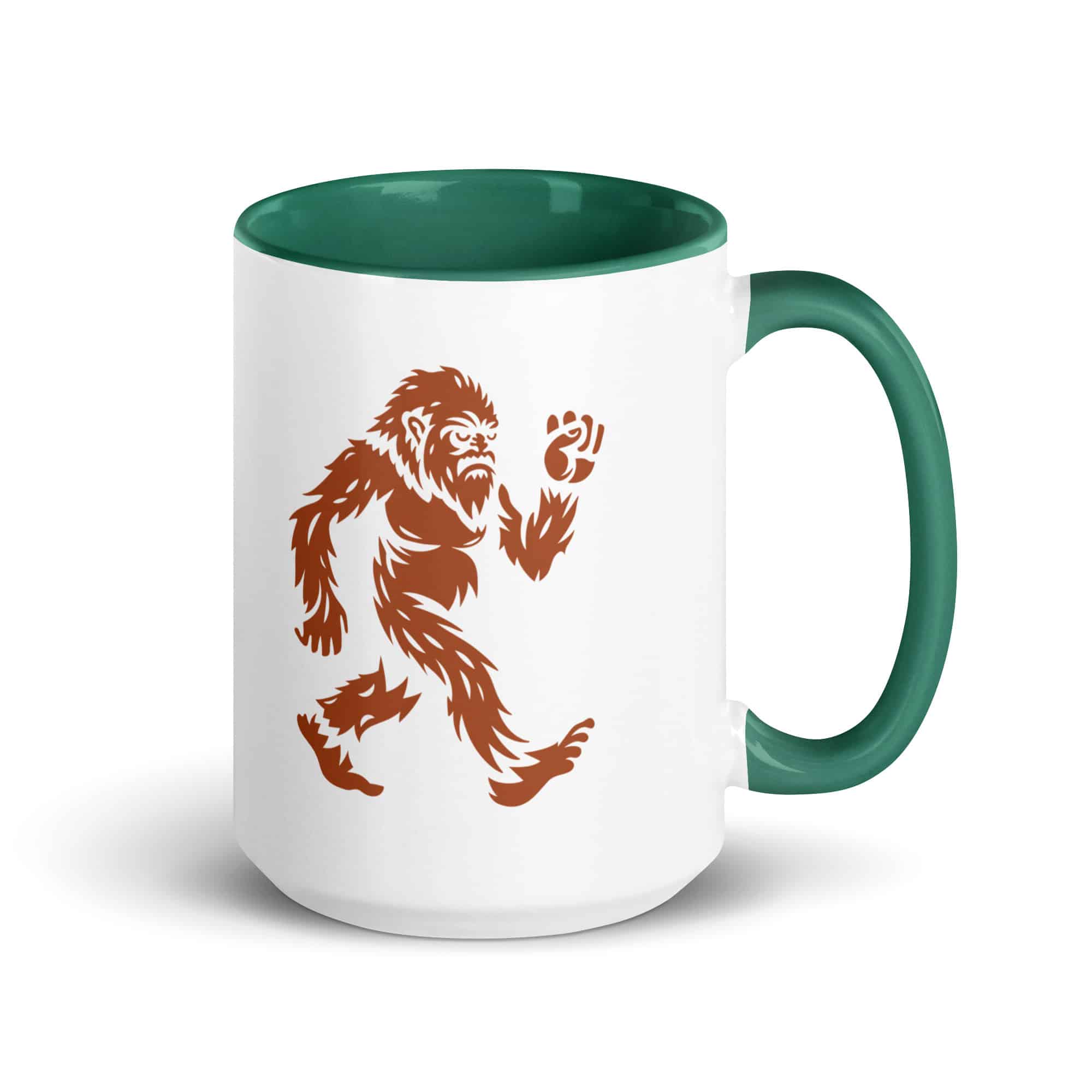 Terracotta Bigfoot by Chase Patrick Myers Color Inside Mug
