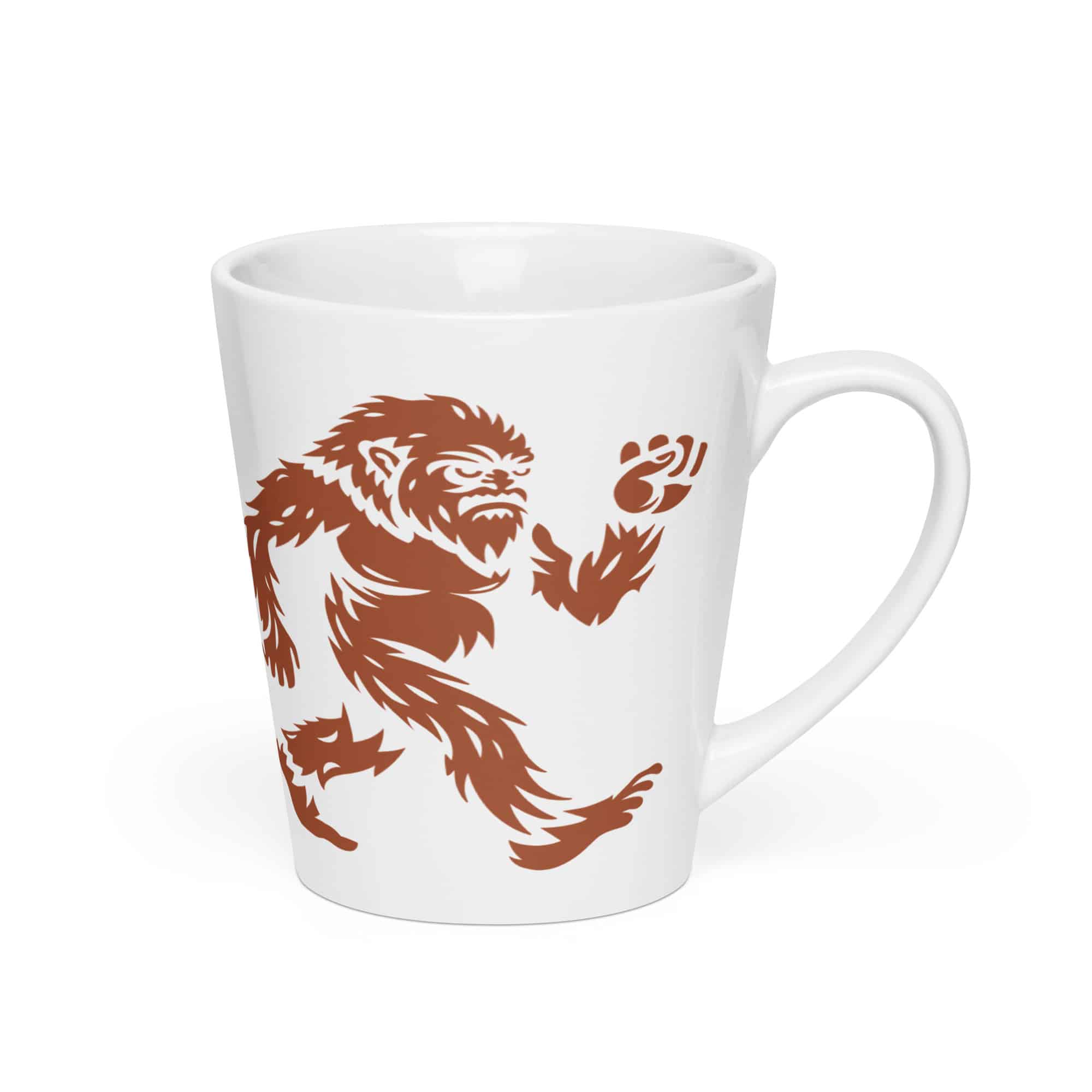 Terracotta Bigfoot by Chase Patrick Myers Latte Mug