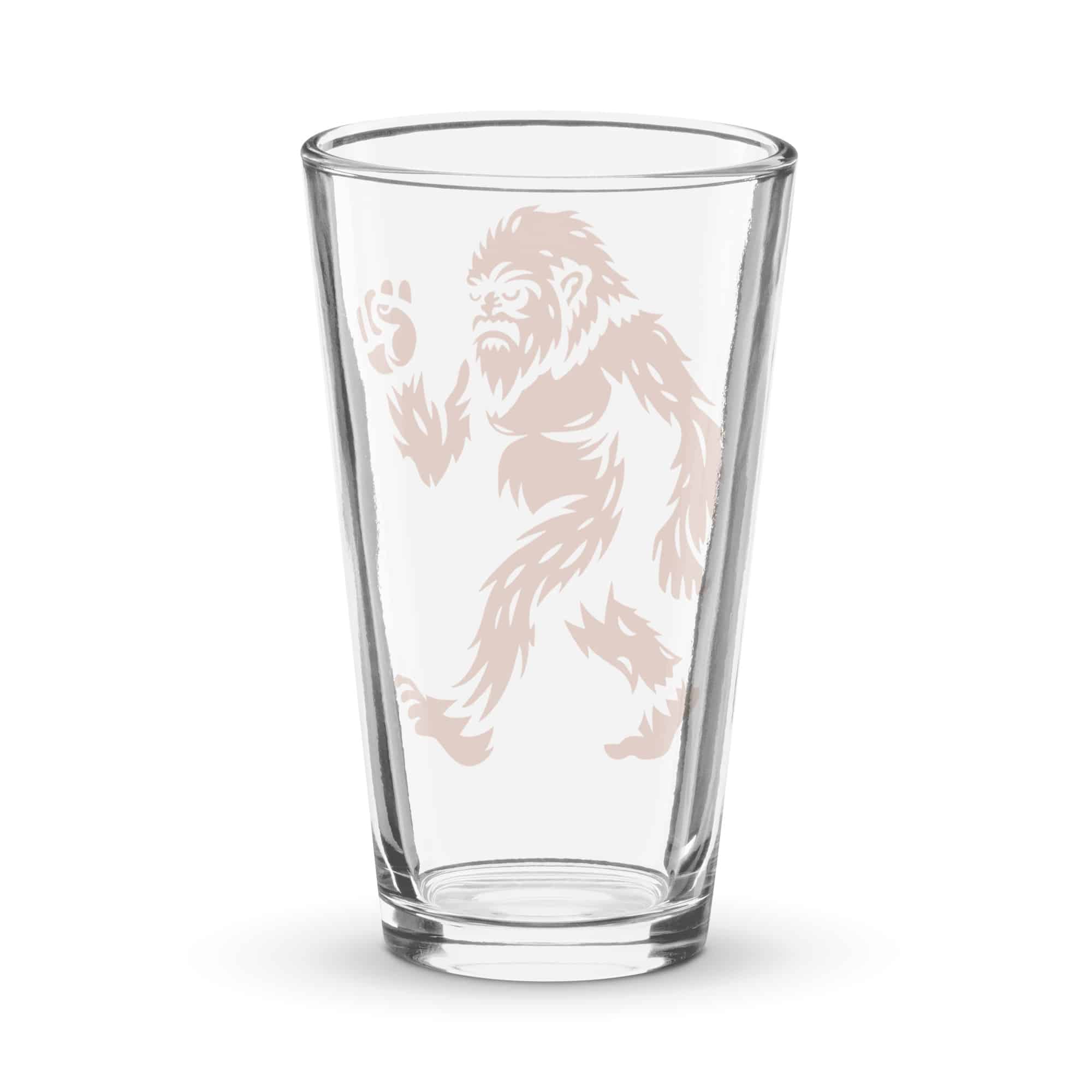 Terracotta Bigfoot by Chase Patrick Myers Pint Glass