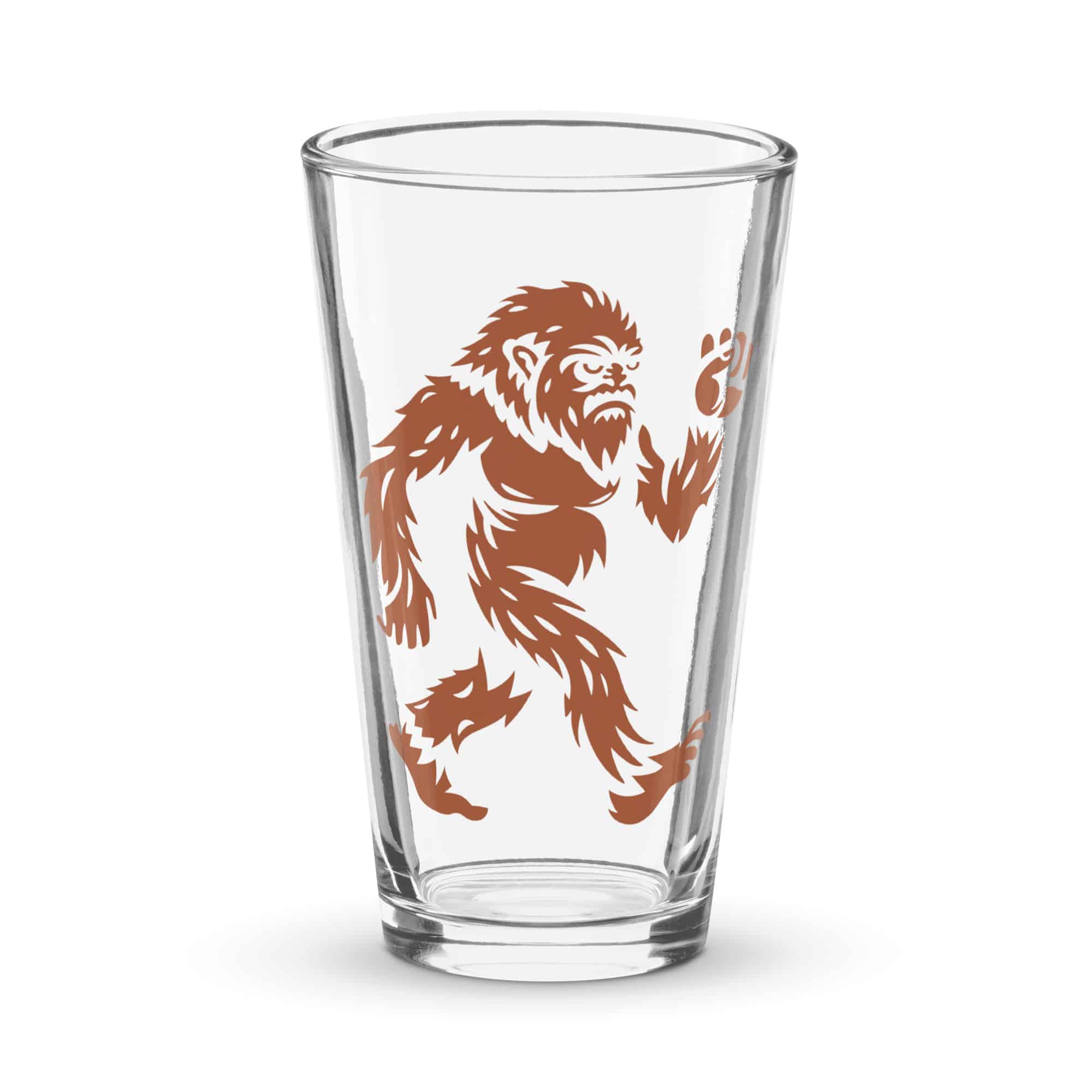 Terracotta Bigfoot by Chase Patrick Myers Pint Glass