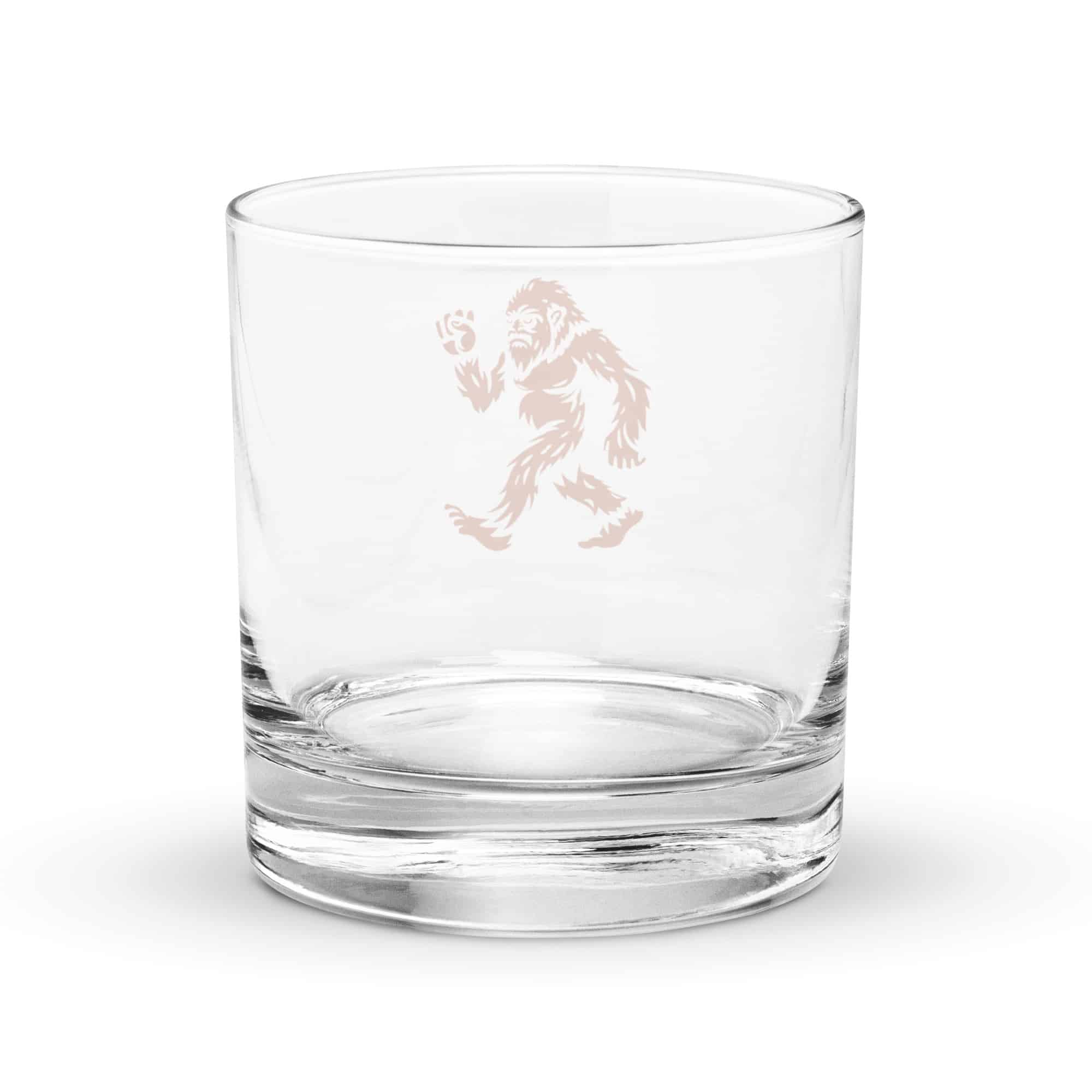 Terracotta Bigfoot by Chase Patrick Myers Rocks Glass