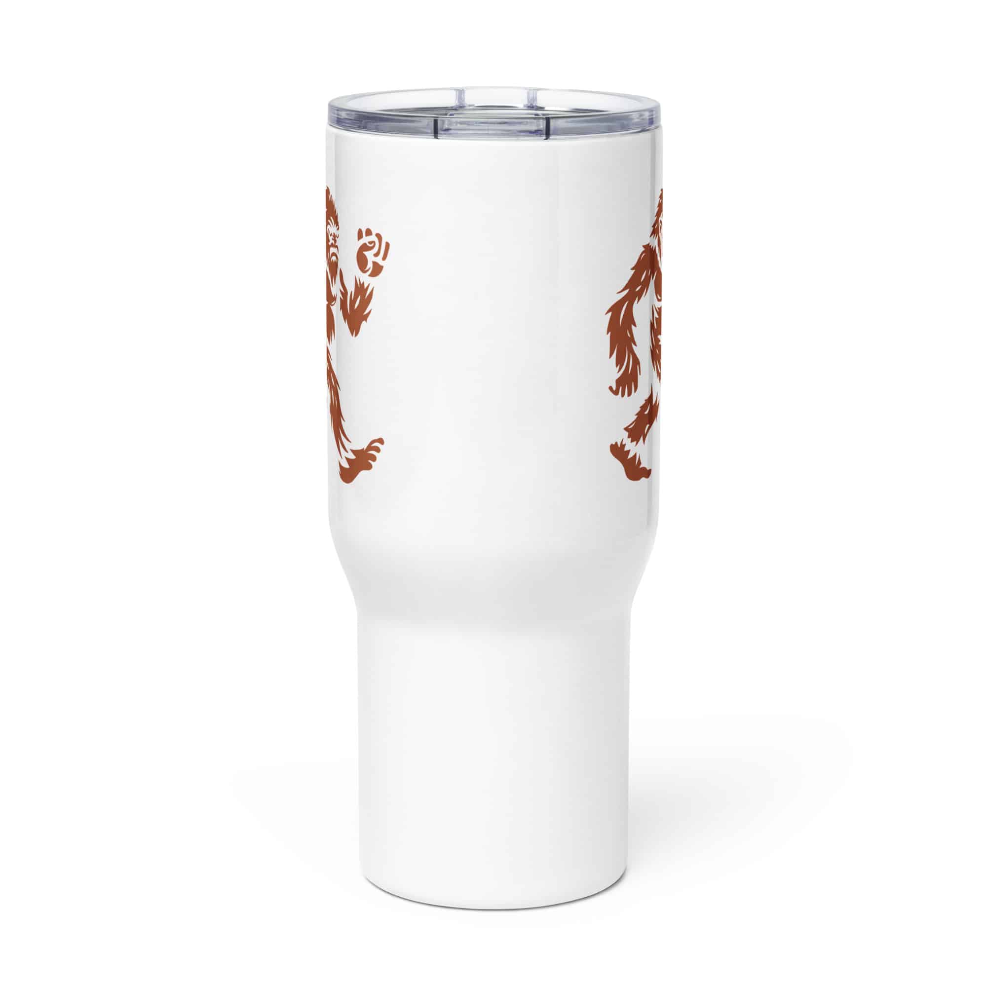Terracotta Bigfoot by Chase Patrick Myers Travel Mug