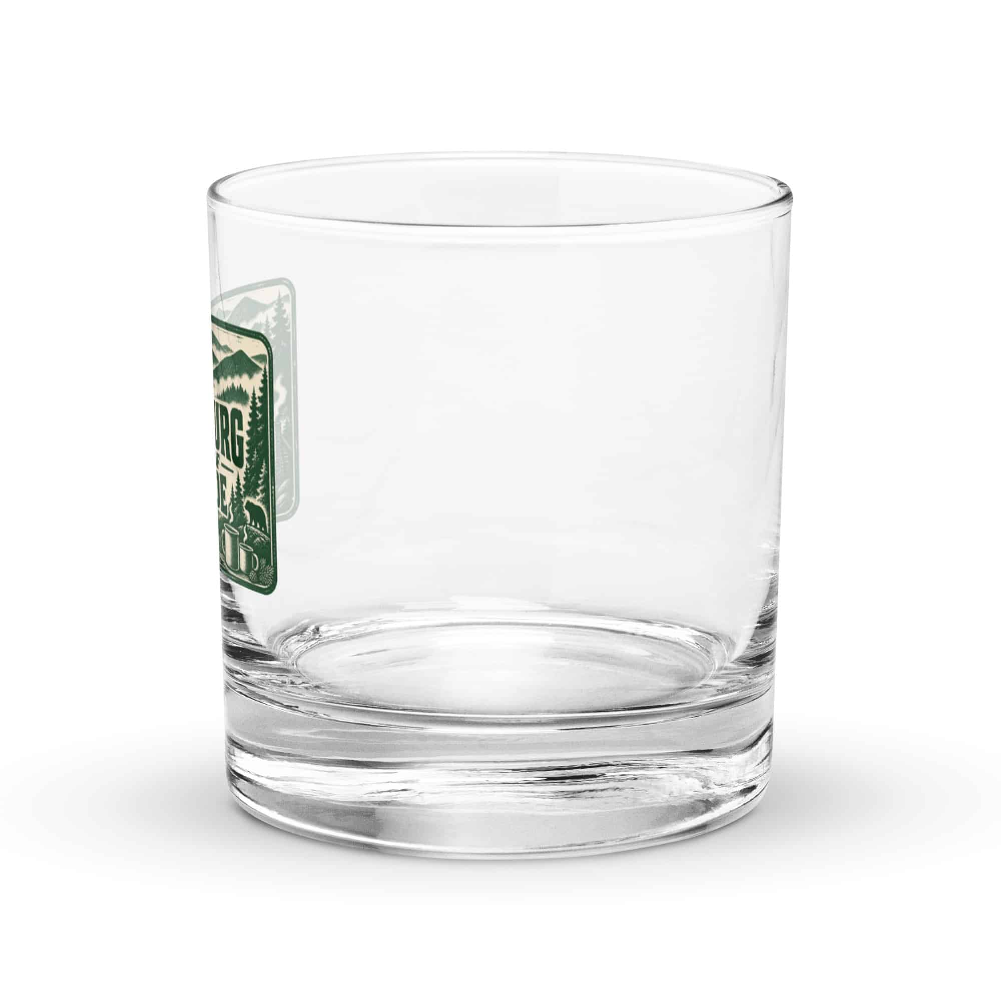 Gatlinburg and the Smokies Rocks Glass: Gatlinburg Is My Kind of Altitude, Forest Ink Stamp