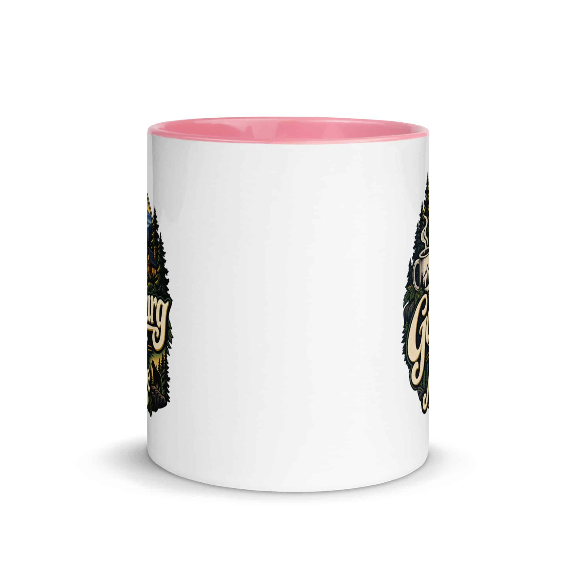 Gatlinburg and the Smokies Color Inside Coffee Mug: Gatlinburg Is My Kind of Altitude, Woodland Scenic Lettering