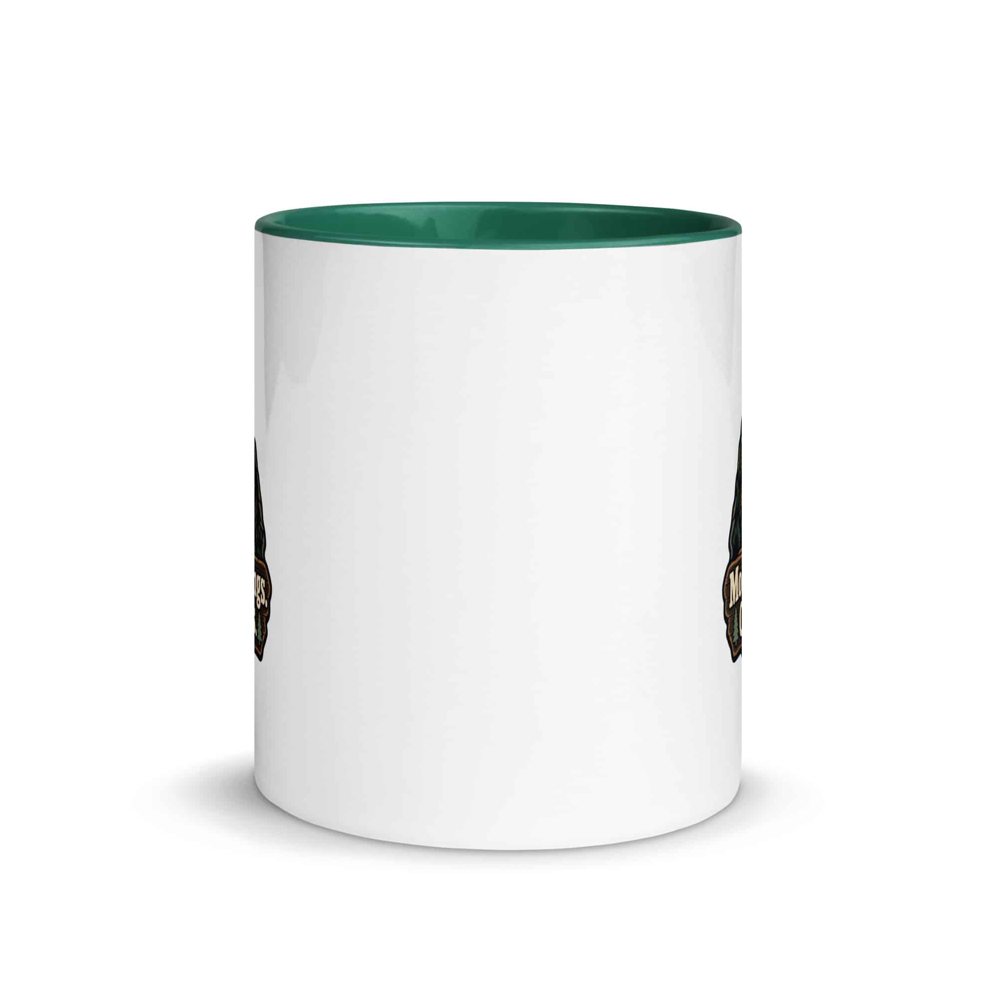 Gatlinburg and the Smokies Color Inside Coffee Mug: Mountain Mornings. Cabin Evenings, Scenic Shield Badge