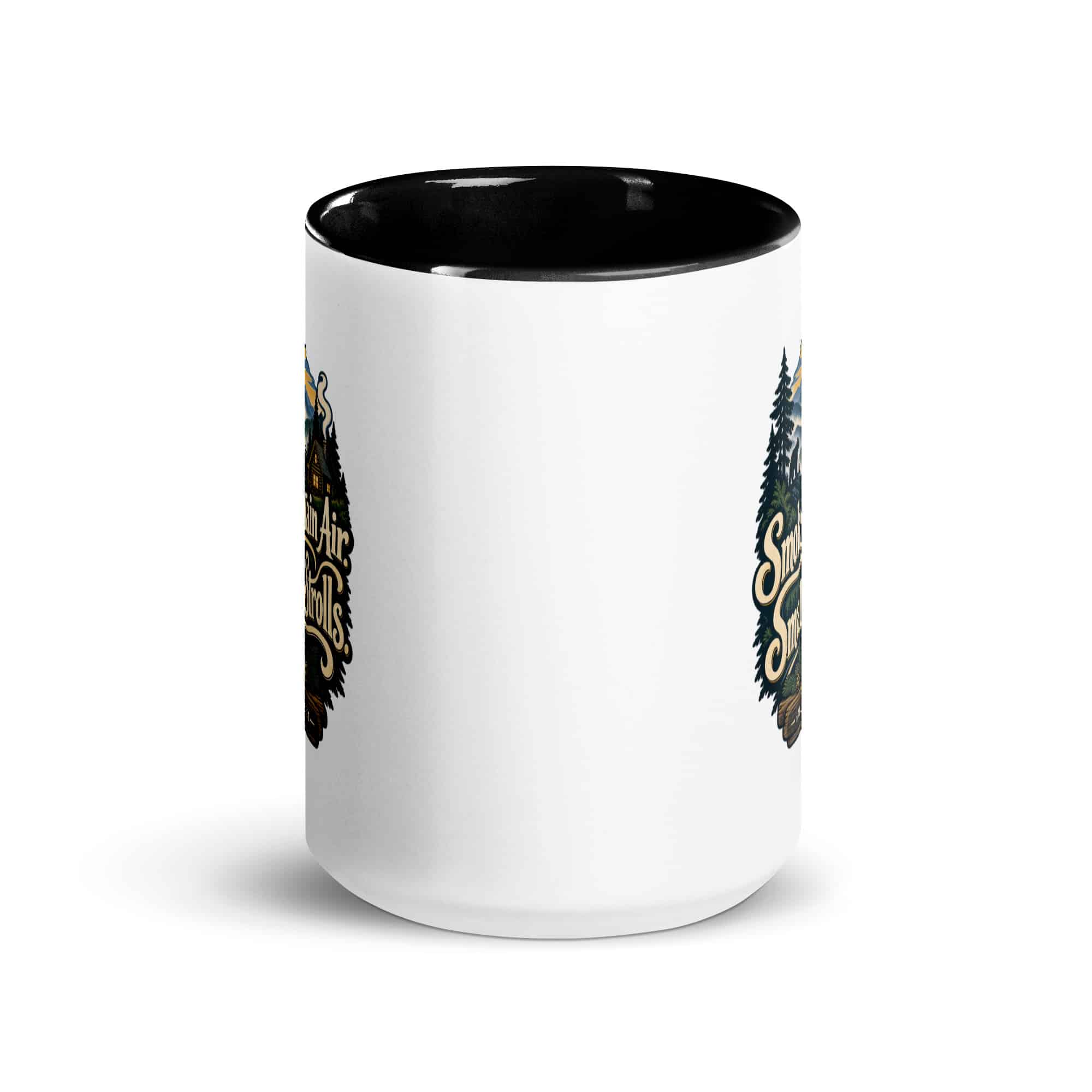 Gatlinburg and the Smokies Color Inside Coffee Mug: Smoky Mountain Air. Small-Town Strolls, Woodland Scenic Lettering