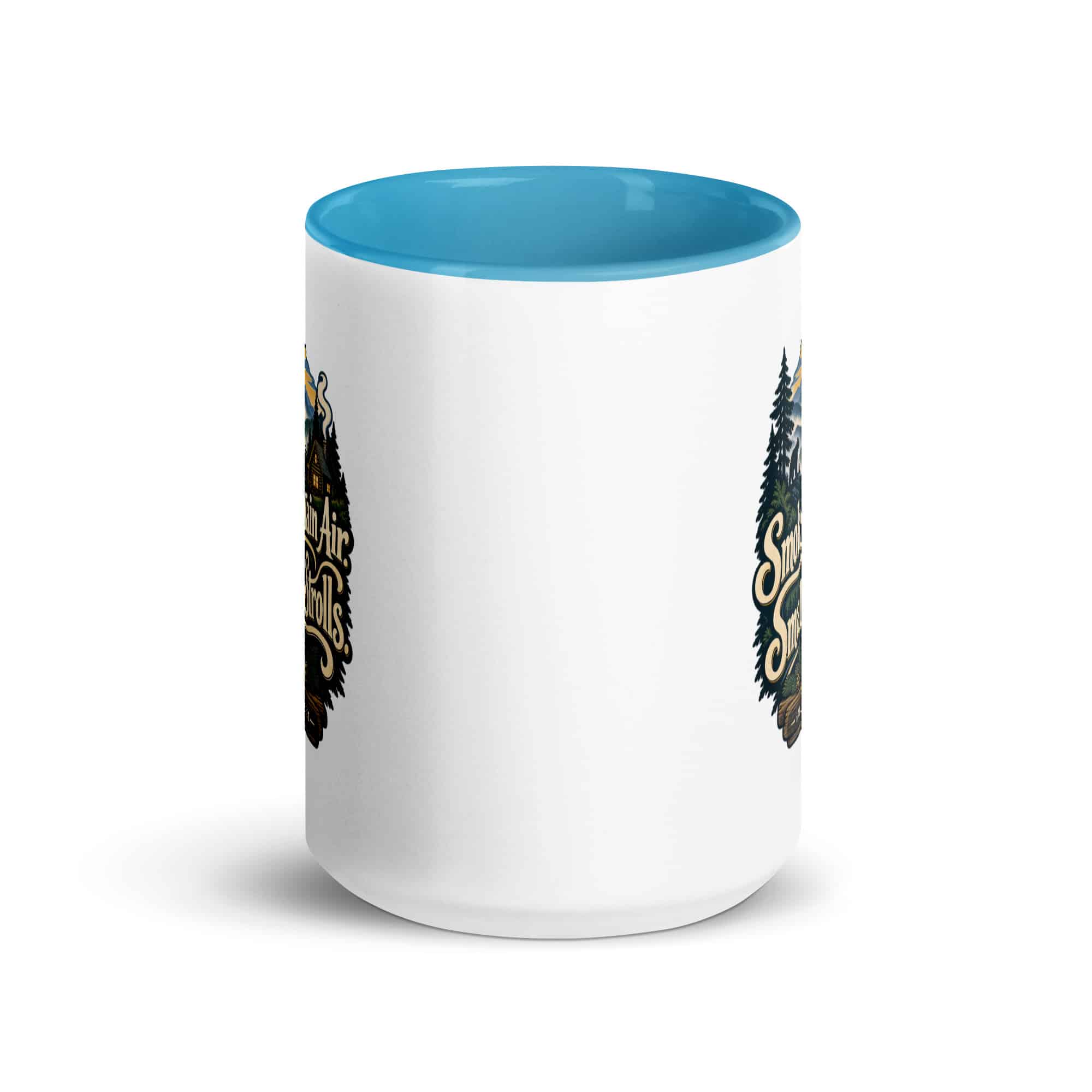 Gatlinburg and the Smokies Color Inside Coffee Mug: Smoky Mountain Air. Small-Town Strolls, Woodland Scenic Lettering