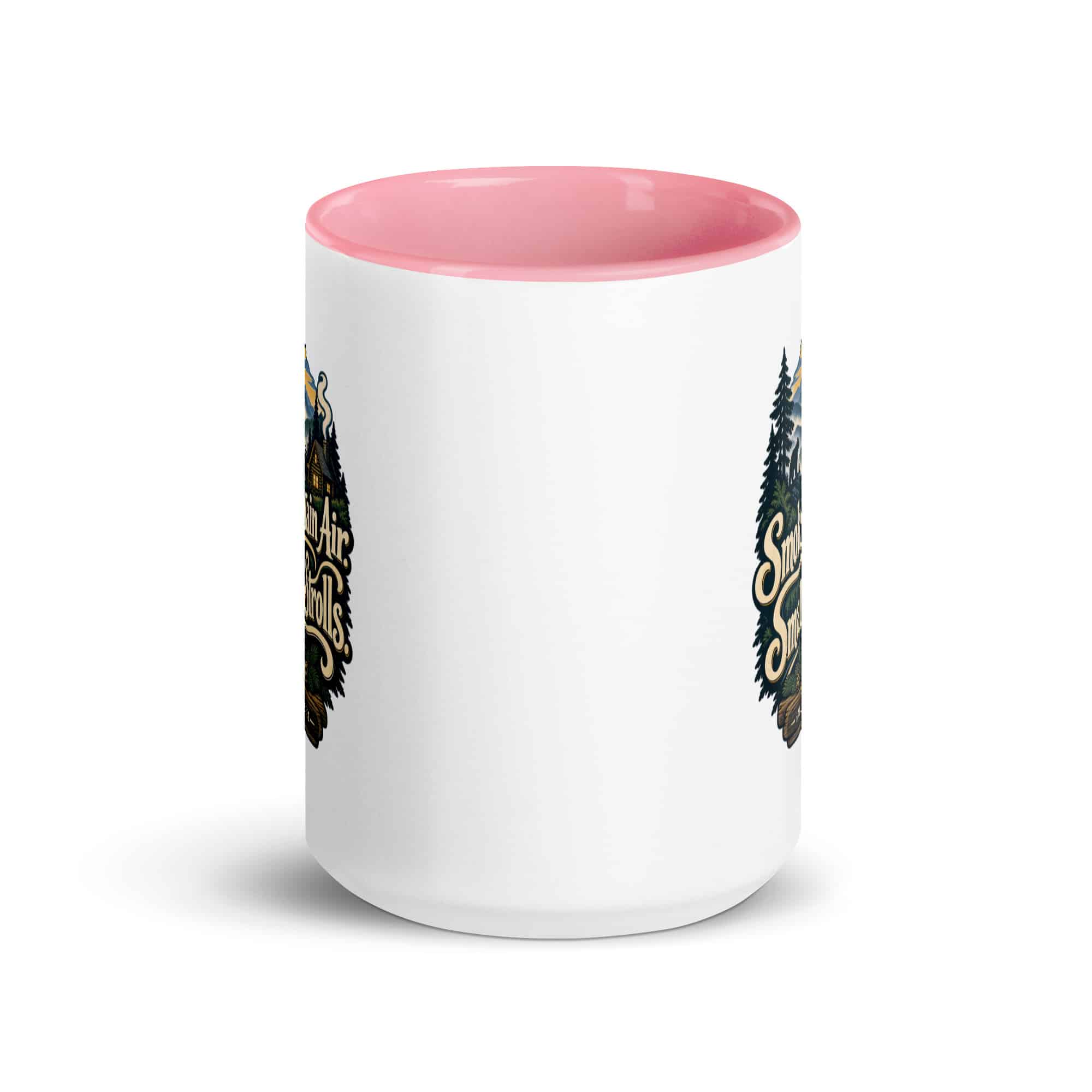 Gatlinburg and the Smokies Color Inside Coffee Mug: Smoky Mountain Air. Small-Town Strolls, Woodland Scenic Lettering