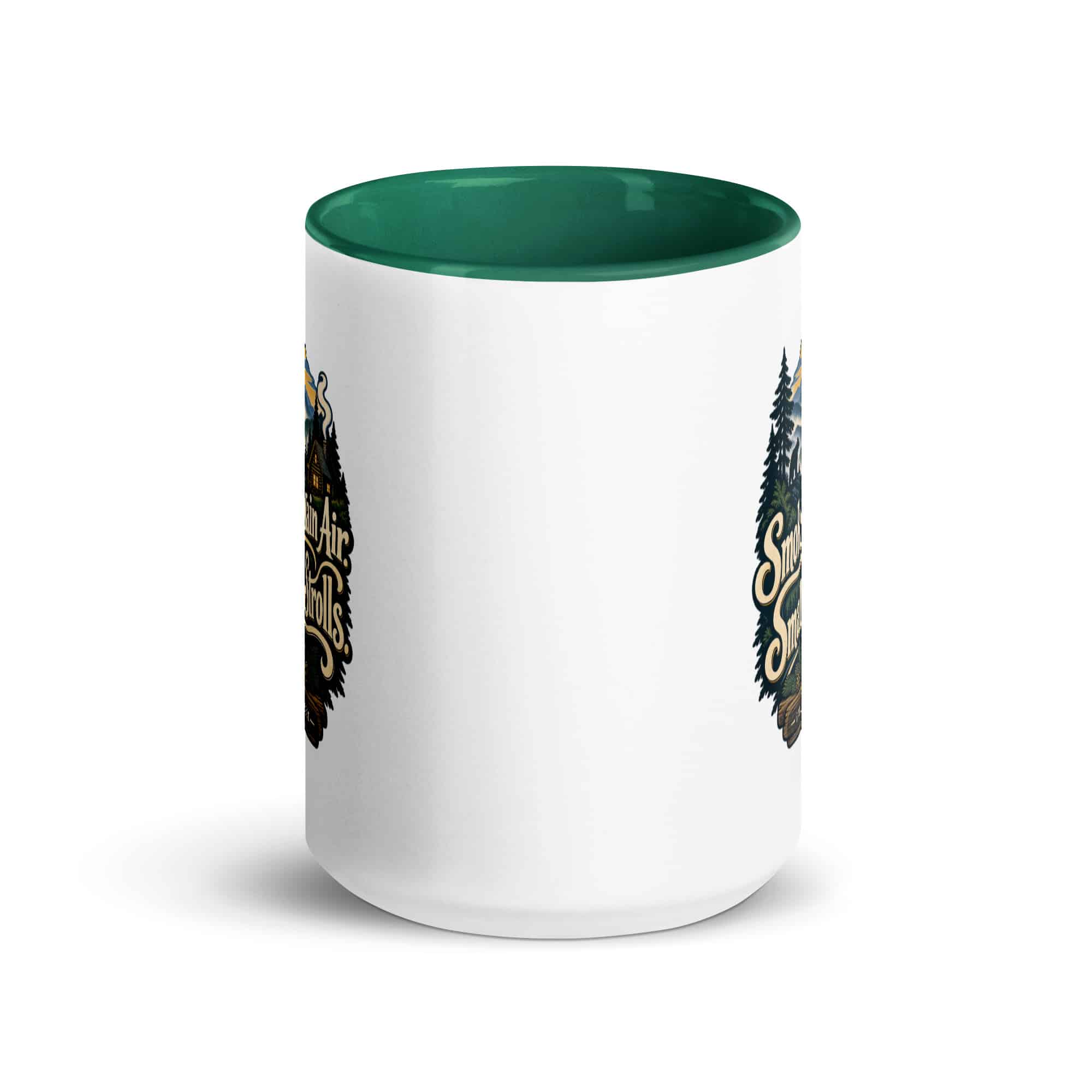 Gatlinburg and the Smokies Color Inside Coffee Mug: Smoky Mountain Air. Small-Town Strolls, Woodland Scenic Lettering