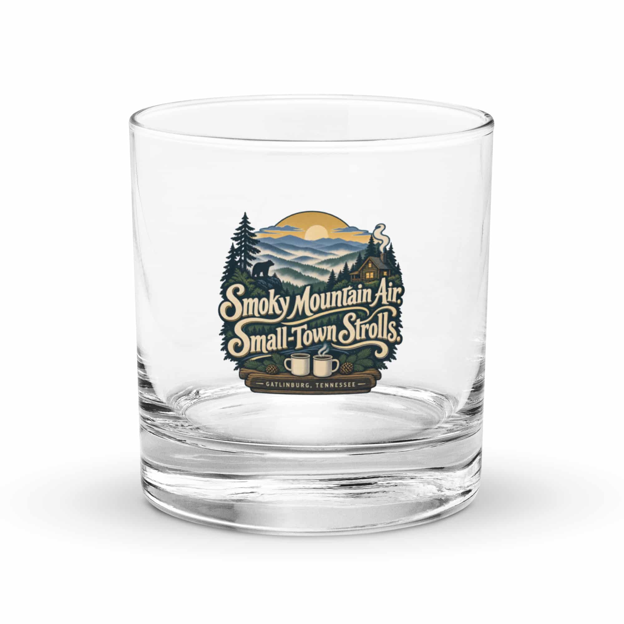Gatlinburg and the Smokies Rocks Glass: Smoky Mountain Air. Small-Town Strolls, Woodland Scenic Lettering