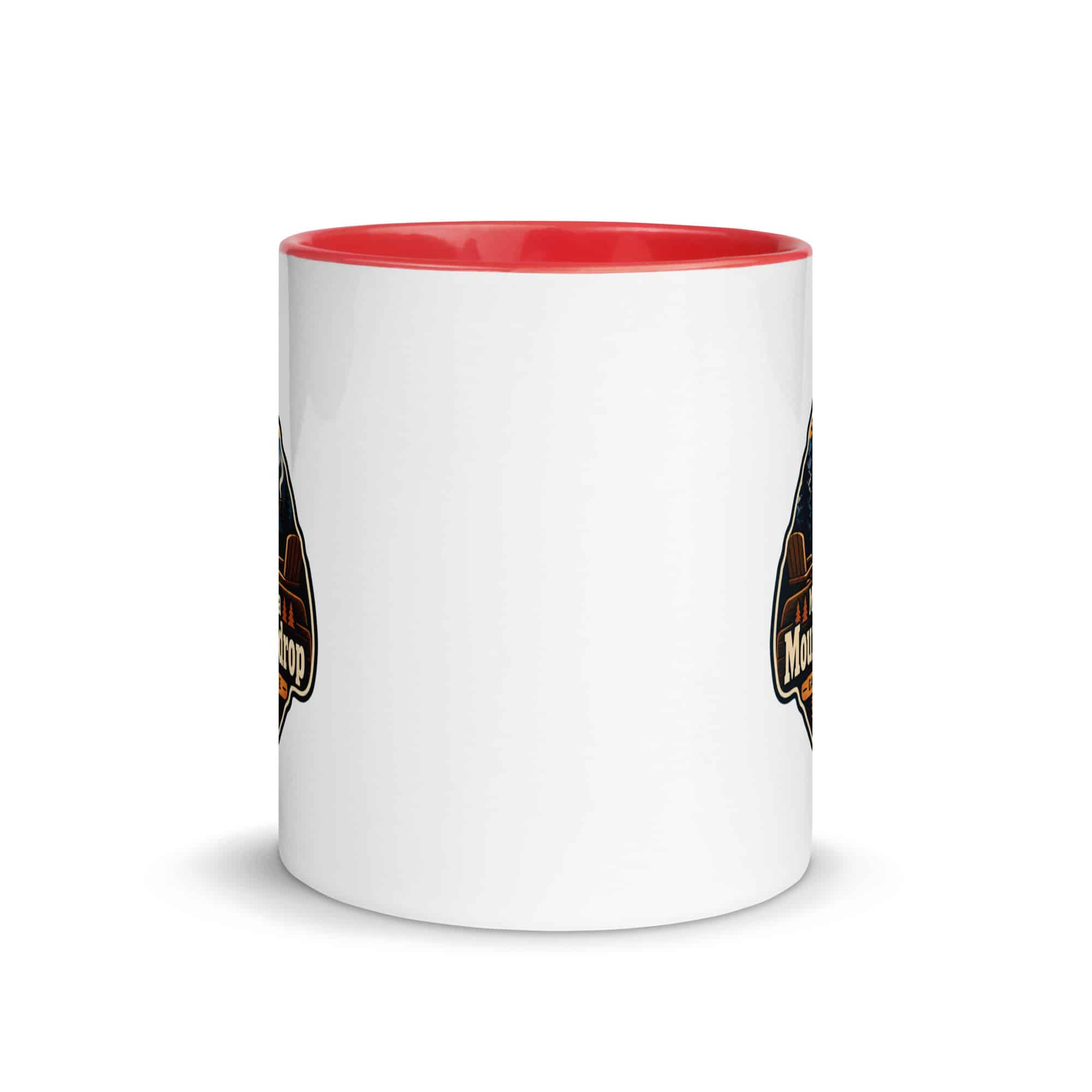 Gatlinburg and the Smokies Color Inside Coffee Mug: My Vacation Has a Mountain Backdrop, Scenic Shield Badge