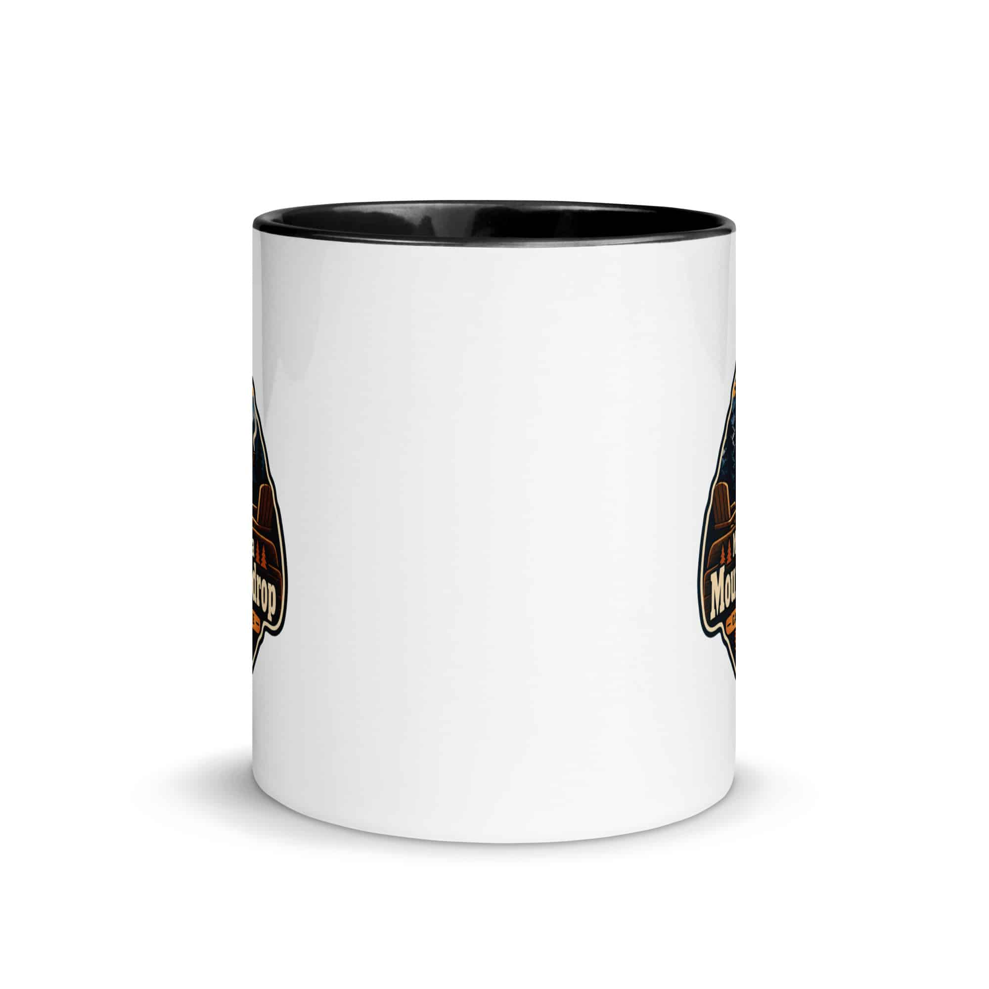 Gatlinburg and the Smokies Color Inside Coffee Mug: My Vacation Has a Mountain Backdrop, Scenic Shield Badge