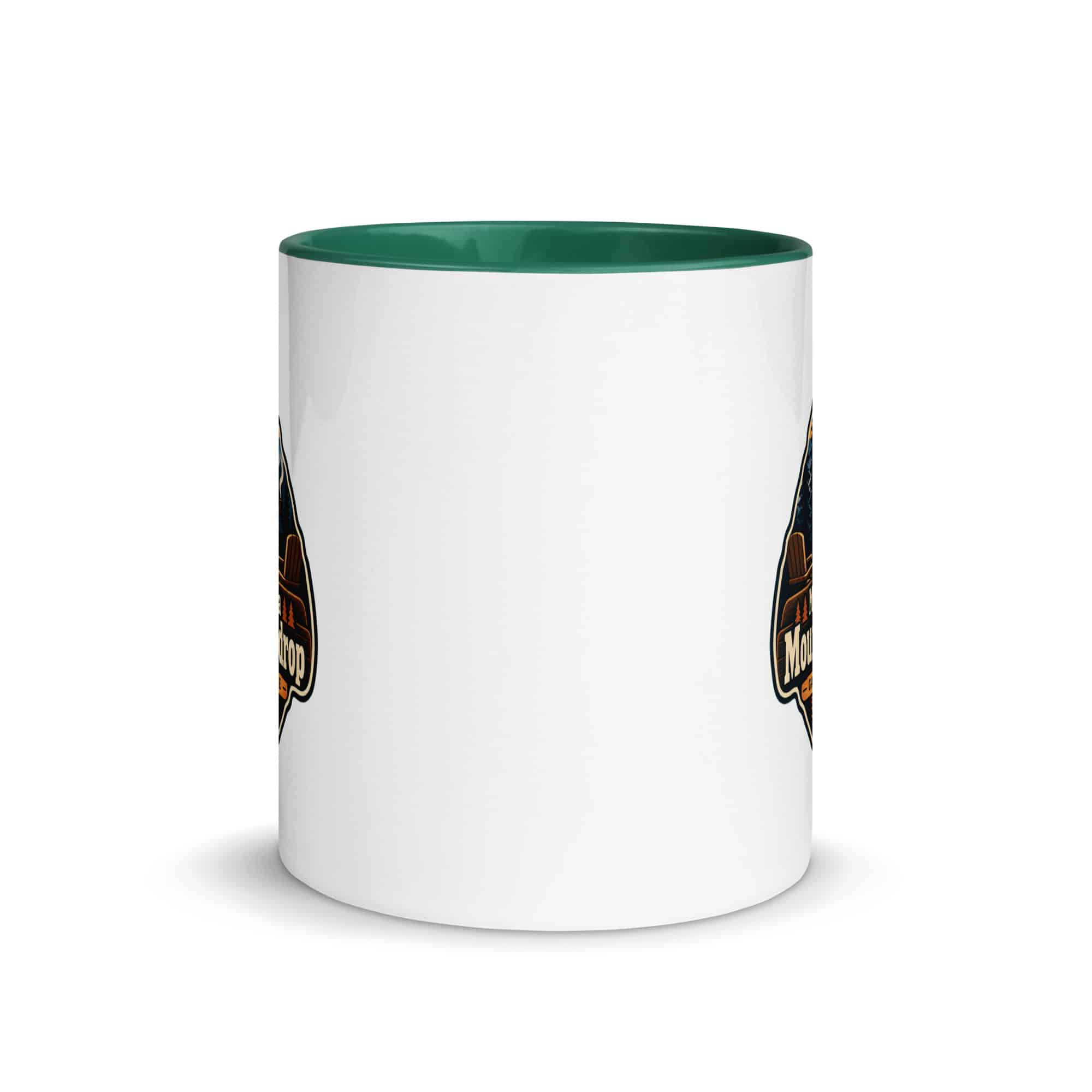 Gatlinburg and the Smokies Color Inside Coffee Mug: My Vacation Has a Mountain Backdrop, Scenic Shield Badge