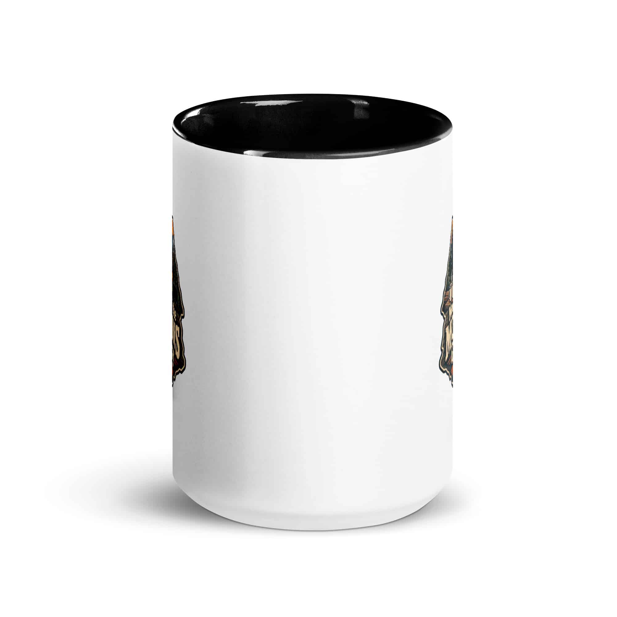 Gatlinburg and the Smokies Color Inside Coffee Mug: Meet Me Where the Mountains Get Smoky, Scenic Shield Badge
