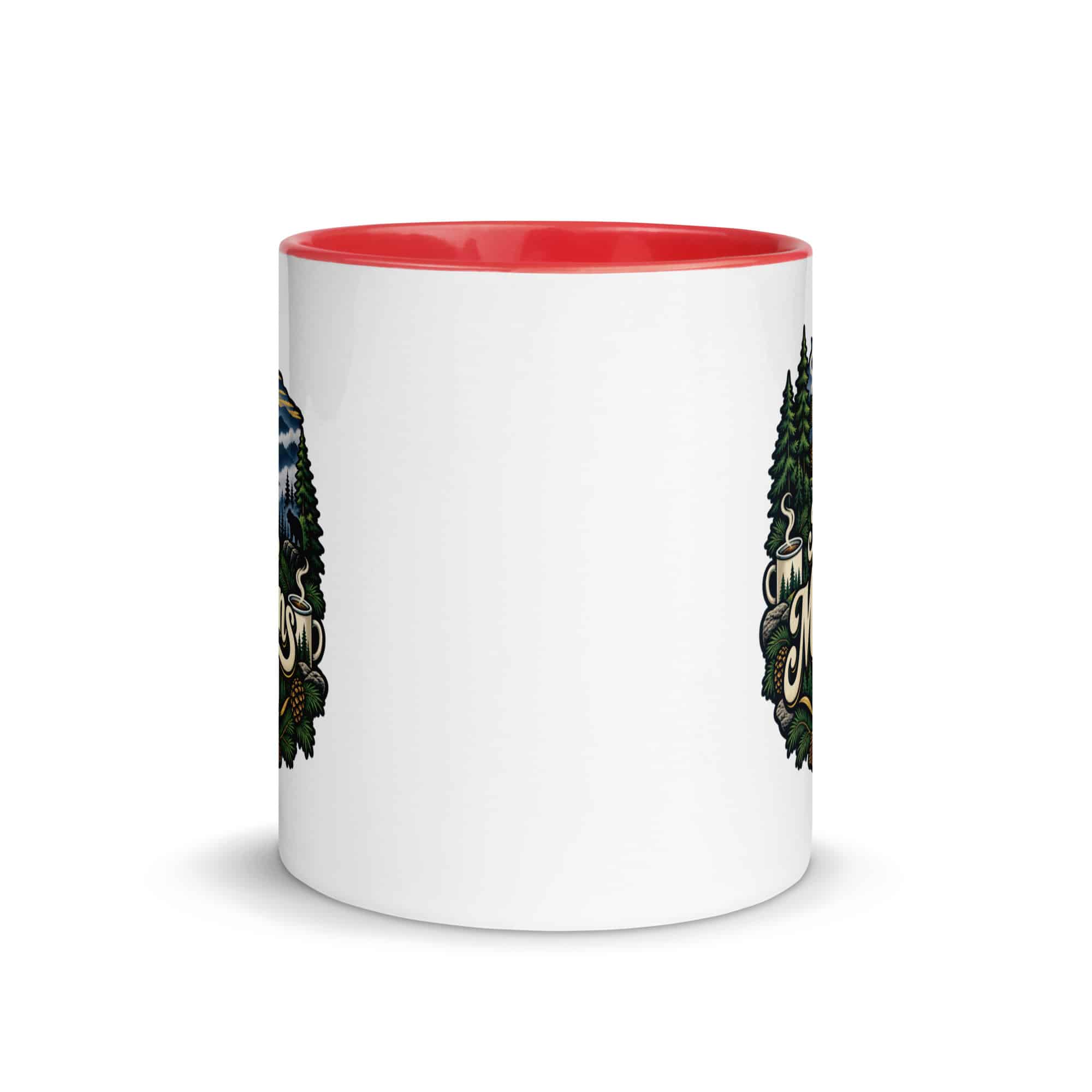 Gatlinburg and the Smokies Color Inside Coffee Mug: Meet Me Where the Mountains Get Smoky, Woodland Scenic Lettering