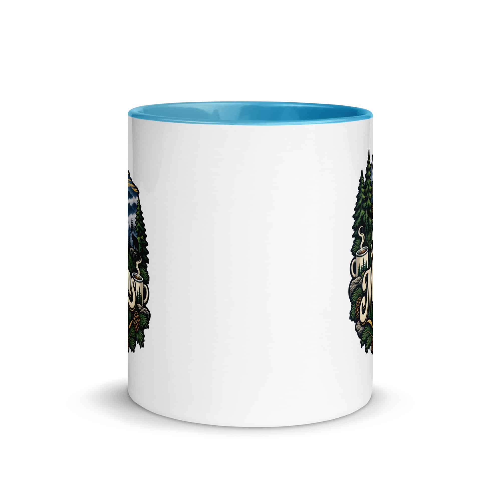 Gatlinburg and the Smokies Color Inside Coffee Mug: Meet Me Where the Mountains Get Smoky, Woodland Scenic Lettering