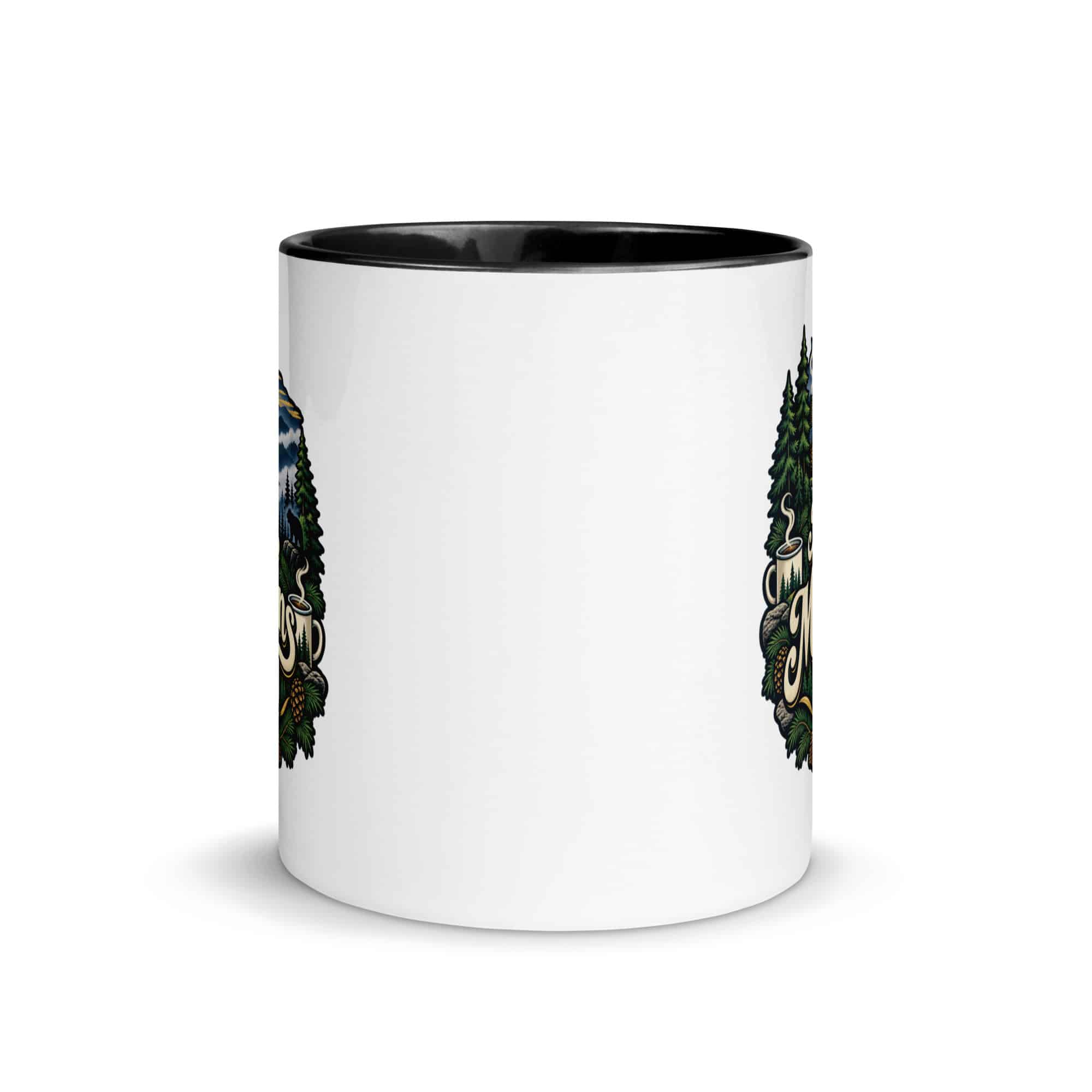 Gatlinburg and the Smokies Color Inside Coffee Mug: Meet Me Where the Mountains Get Smoky, Woodland Scenic Lettering