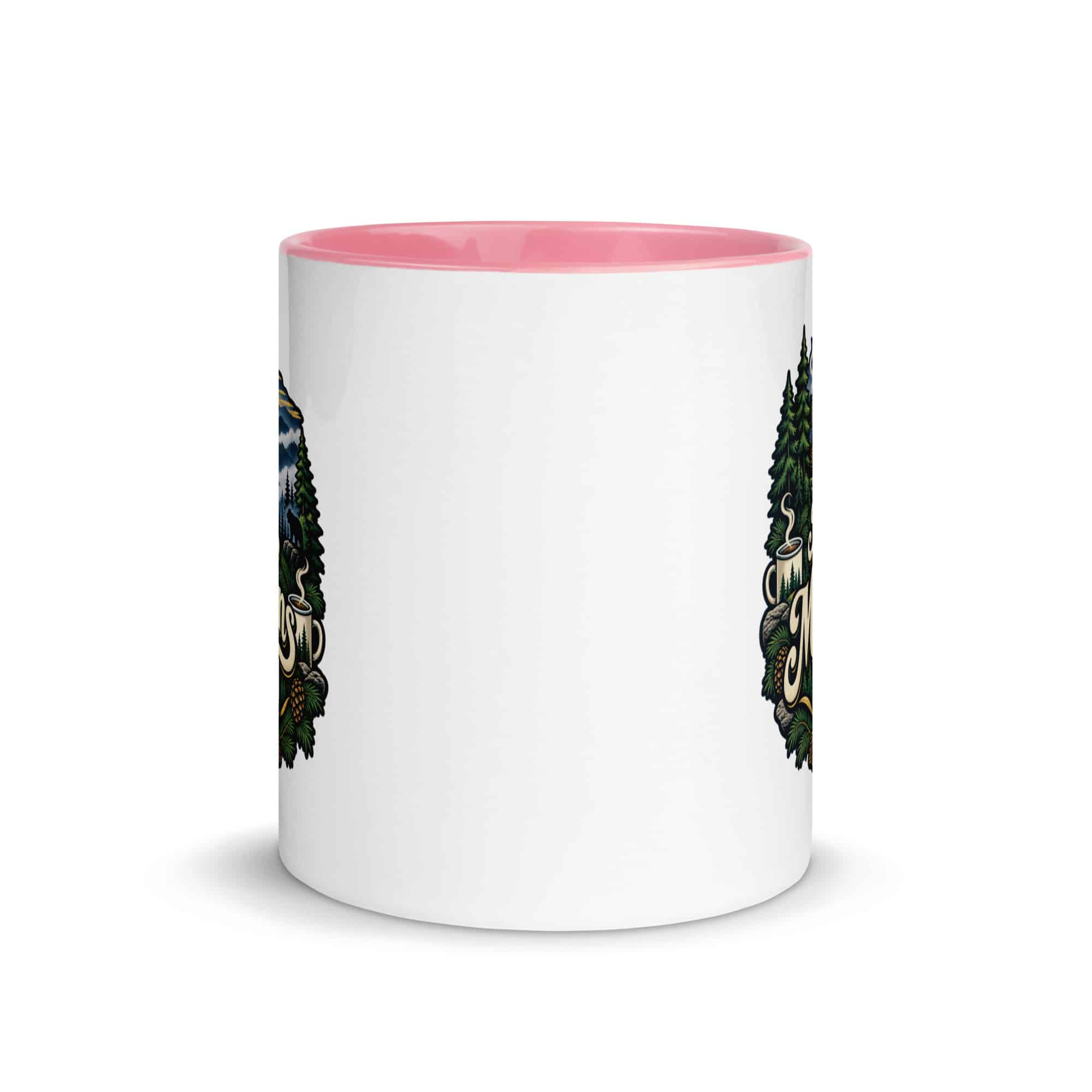 Gatlinburg and the Smokies Color Inside Coffee Mug: Meet Me Where the Mountains Get Smoky, Woodland Scenic Lettering