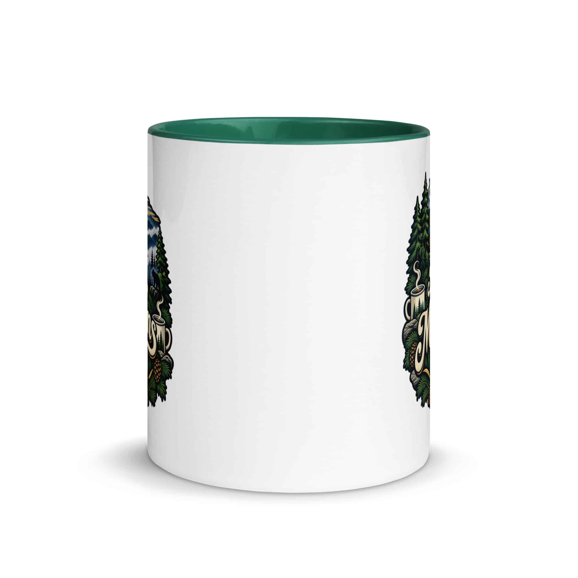 Gatlinburg and the Smokies Color Inside Coffee Mug: Meet Me Where the Mountains Get Smoky, Woodland Scenic Lettering