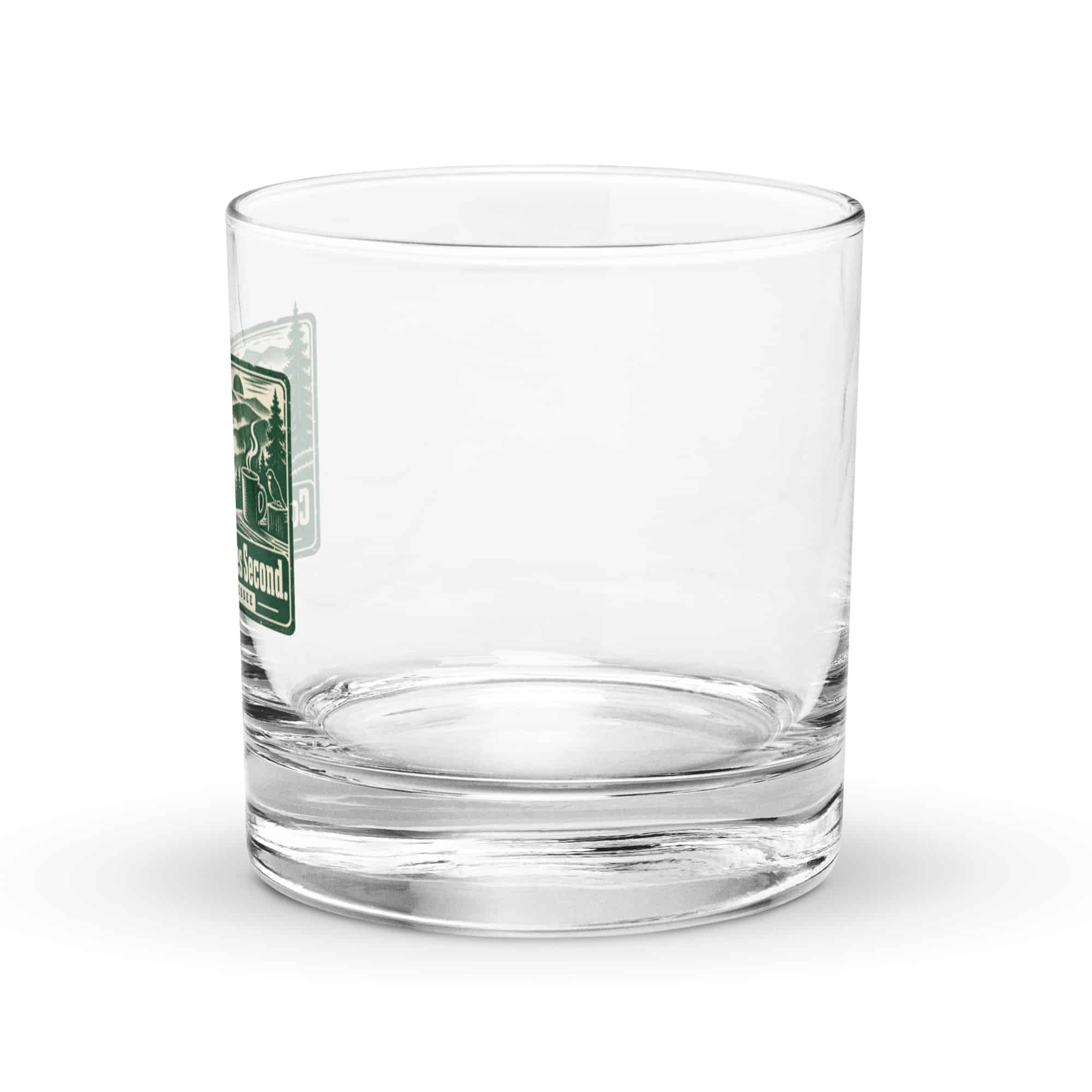 Gatlinburg and the Smokies Rocks Glass: Coffee First. Smokies Second, Forest Ink Stamp