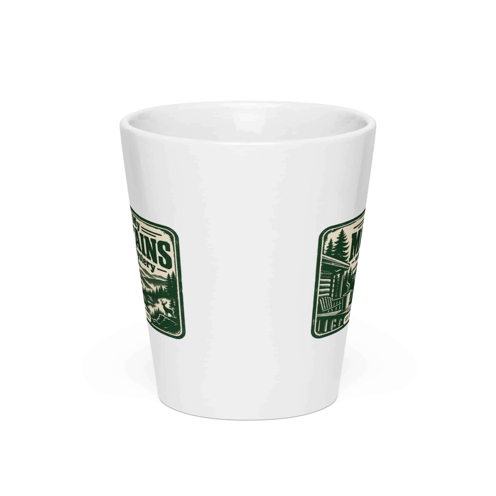 Gatlinburg and the Smokies Latte Mug: I Like My Mountains with a Little Mystery, Forest Ink Stamp
