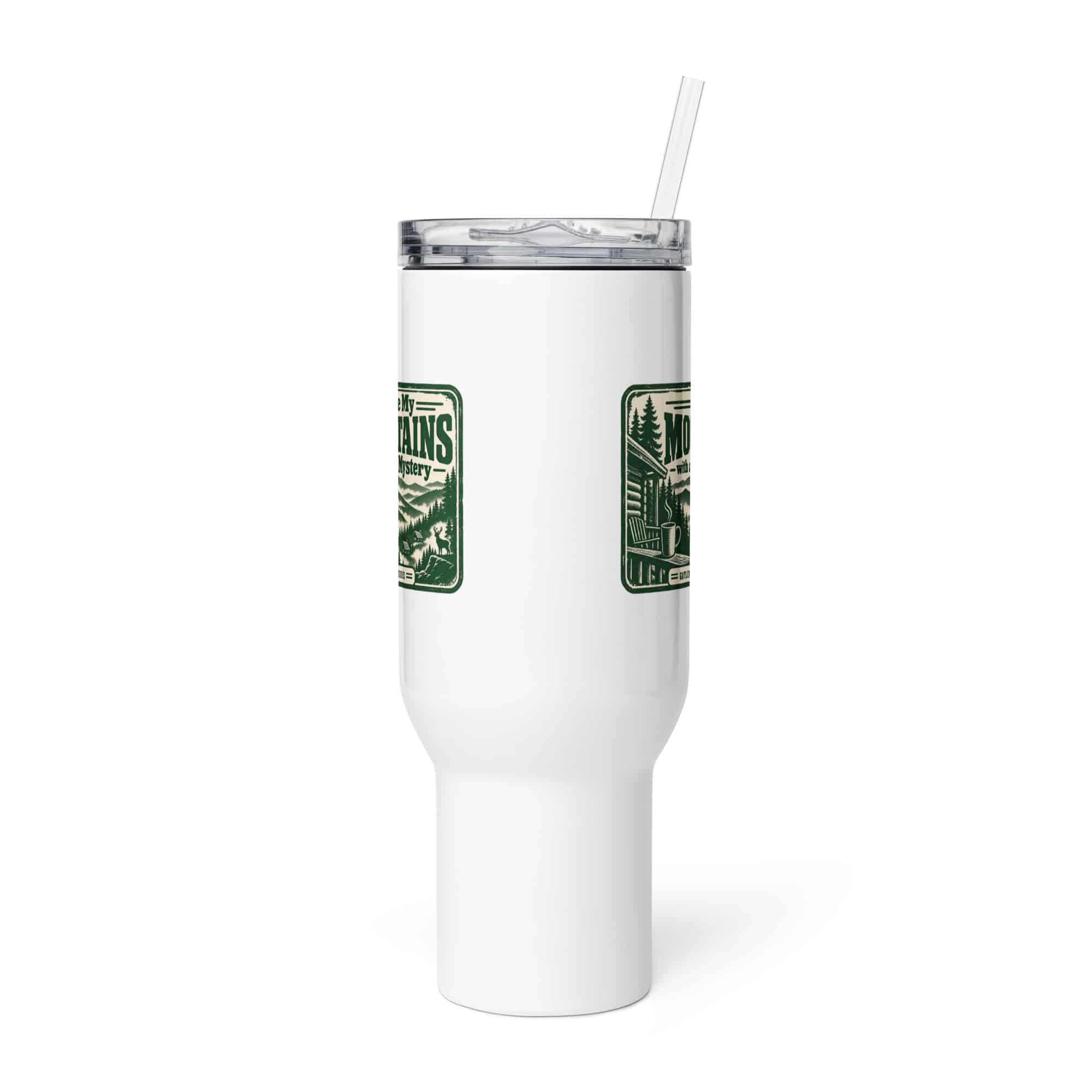 Gatlinburg and the Smokies Travel Mug: I Like My Mountains with a Little Mystery, Forest Ink Stamp