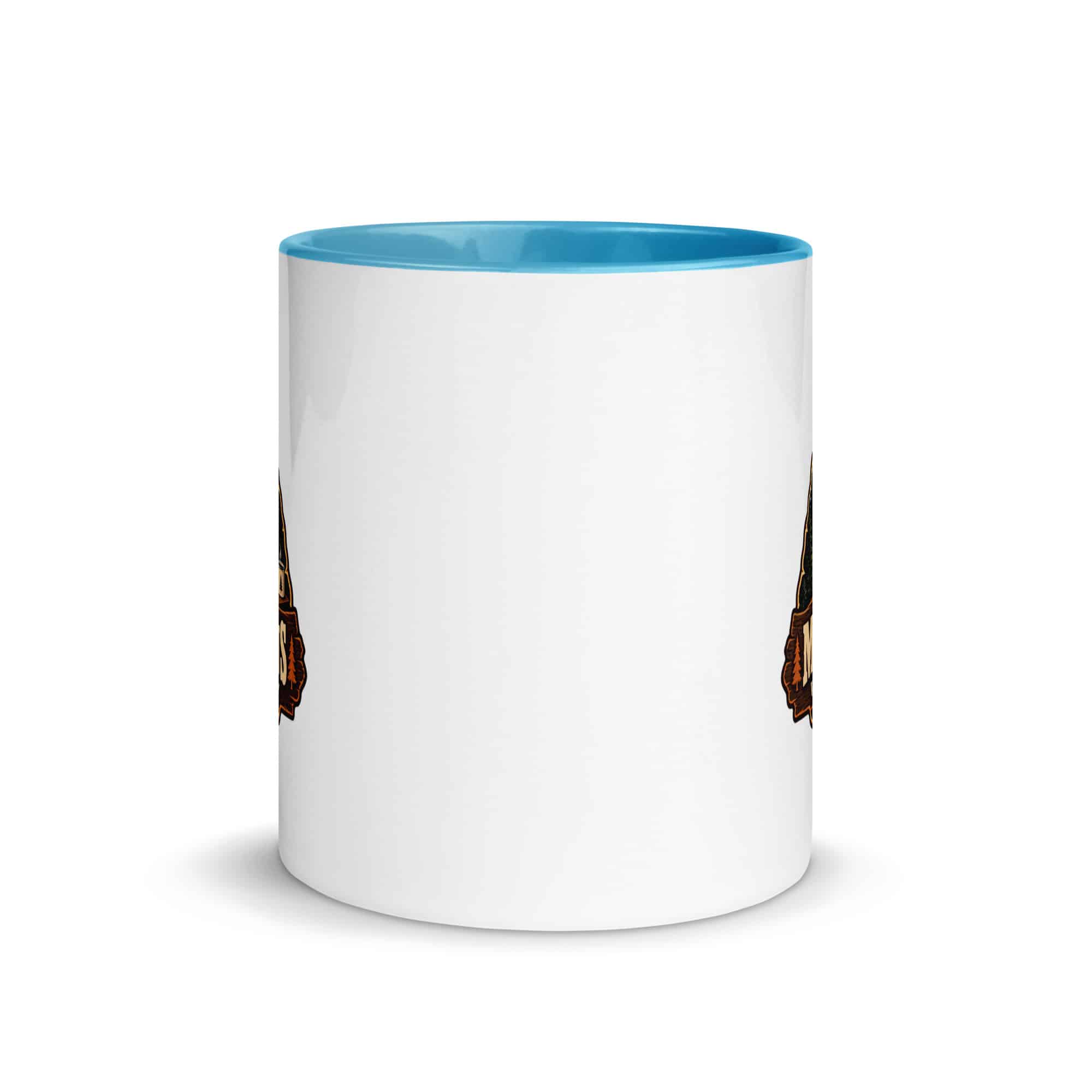 Gatlinburg and the Smokies Color Inside Coffee Mug: I Like My Mountains with a Little Mystery, Scenic Shield Badge