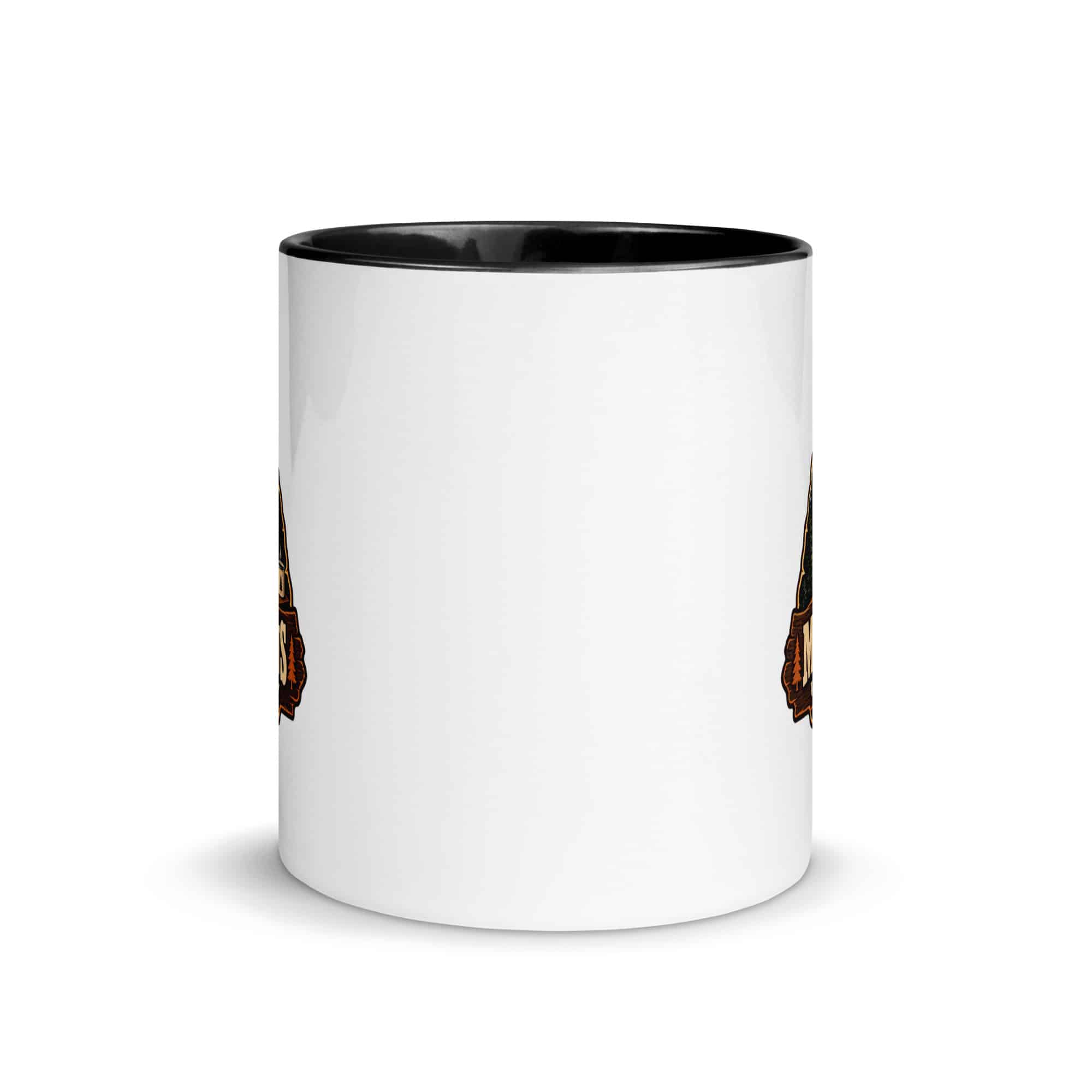 Gatlinburg and the Smokies Color Inside Coffee Mug: I Like My Mountains with a Little Mystery, Scenic Shield Badge
