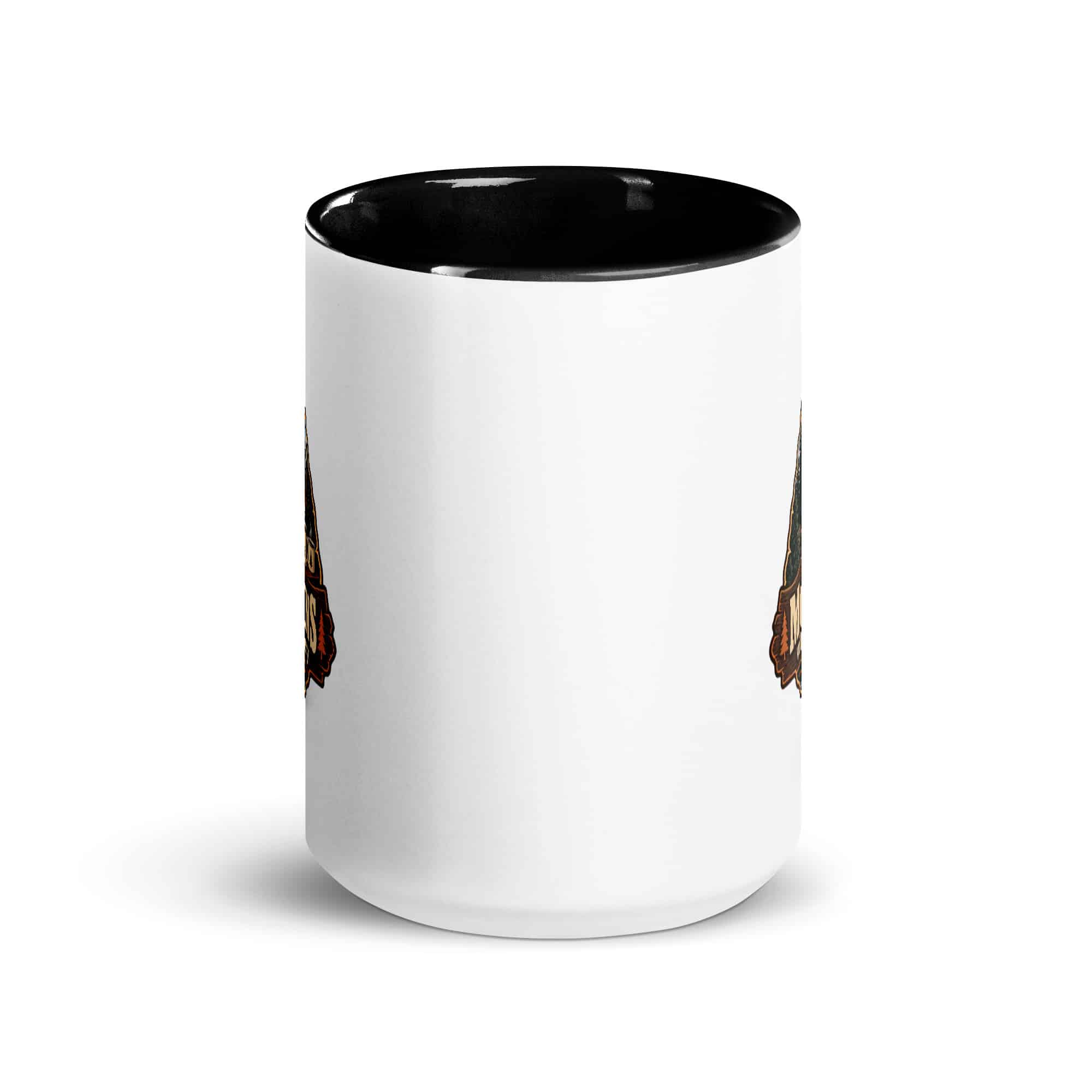 Gatlinburg and the Smokies Color Inside Coffee Mug: I Like My Mountains with a Little Mystery, Scenic Shield Badge