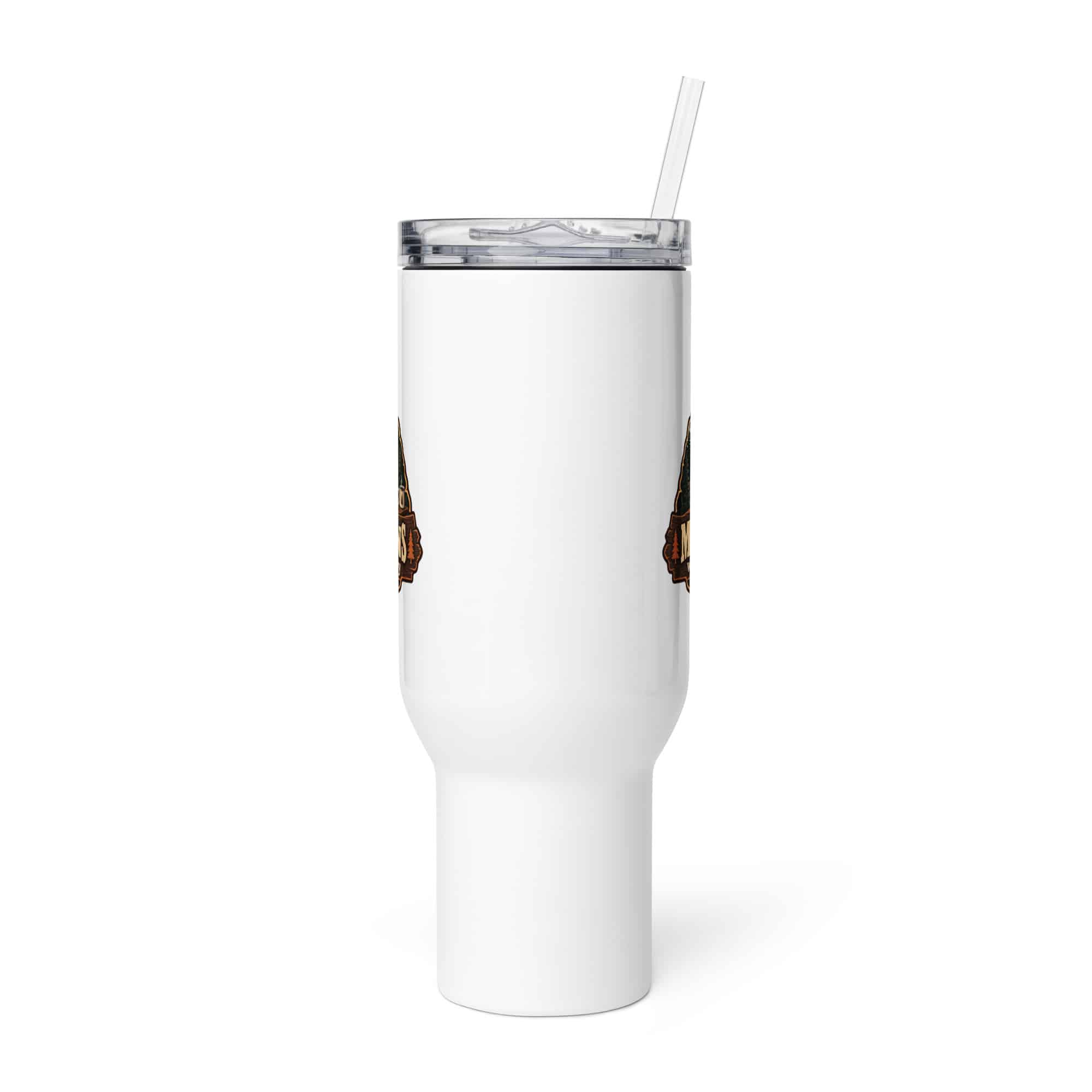 Gatlinburg and the Smokies Travel Mug: I Like My Mountains with a Little Mystery, Scenic Shield Badge