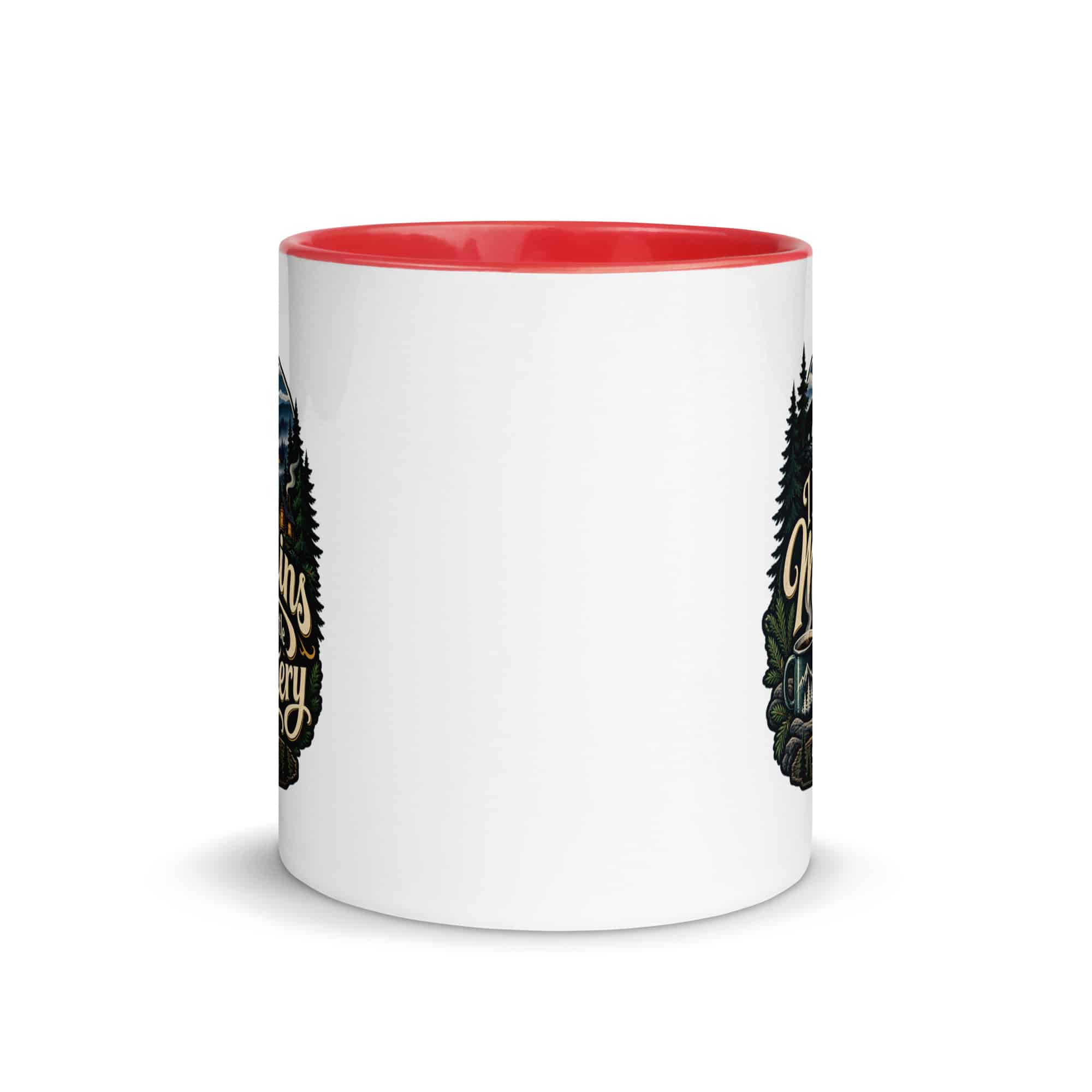 Gatlinburg and the Smokies Color Inside Coffee Mug: I Like My Mountains with a Little Mystery, Woodland Scenic Lettering