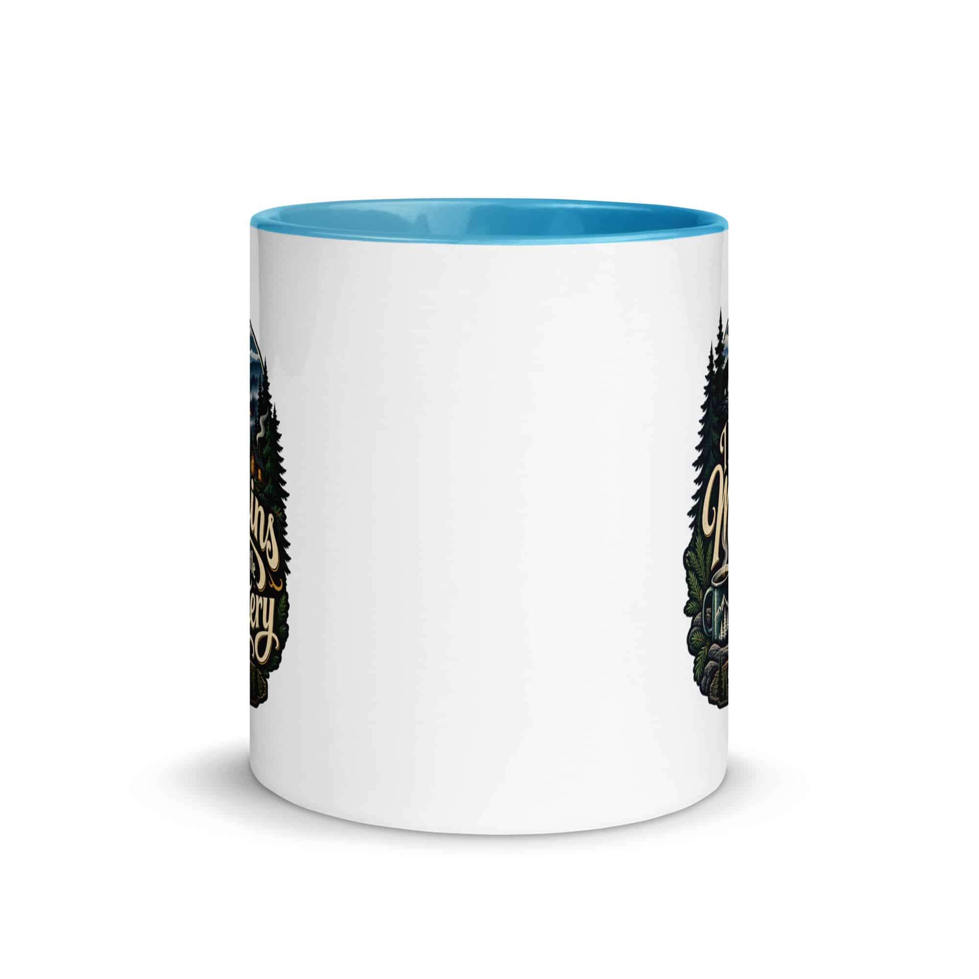 Gatlinburg and the Smokies Color Inside Coffee Mug: I Like My Mountains with a Little Mystery, Woodland Scenic Lettering