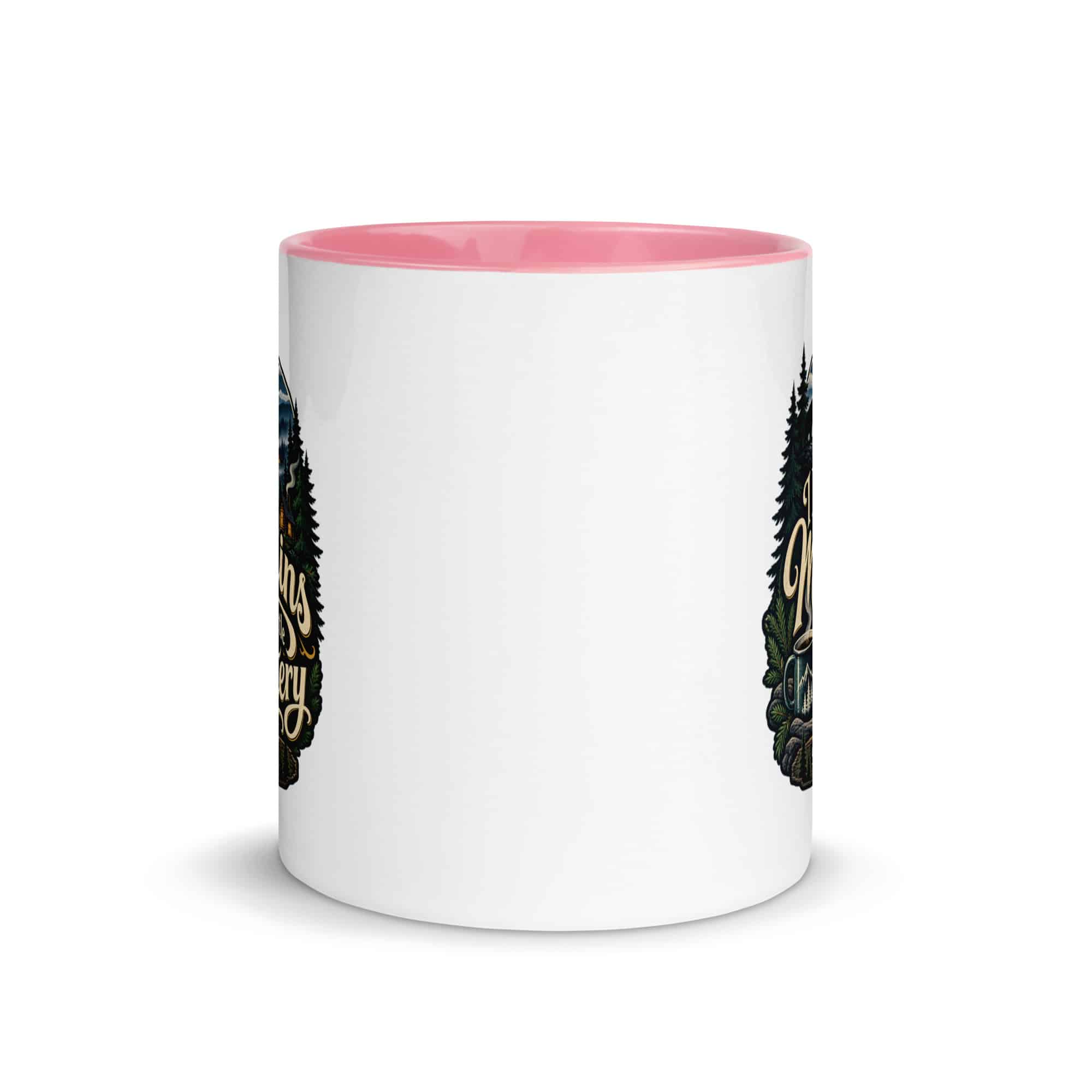 Gatlinburg and the Smokies Color Inside Coffee Mug: I Like My Mountains with a Little Mystery, Woodland Scenic Lettering