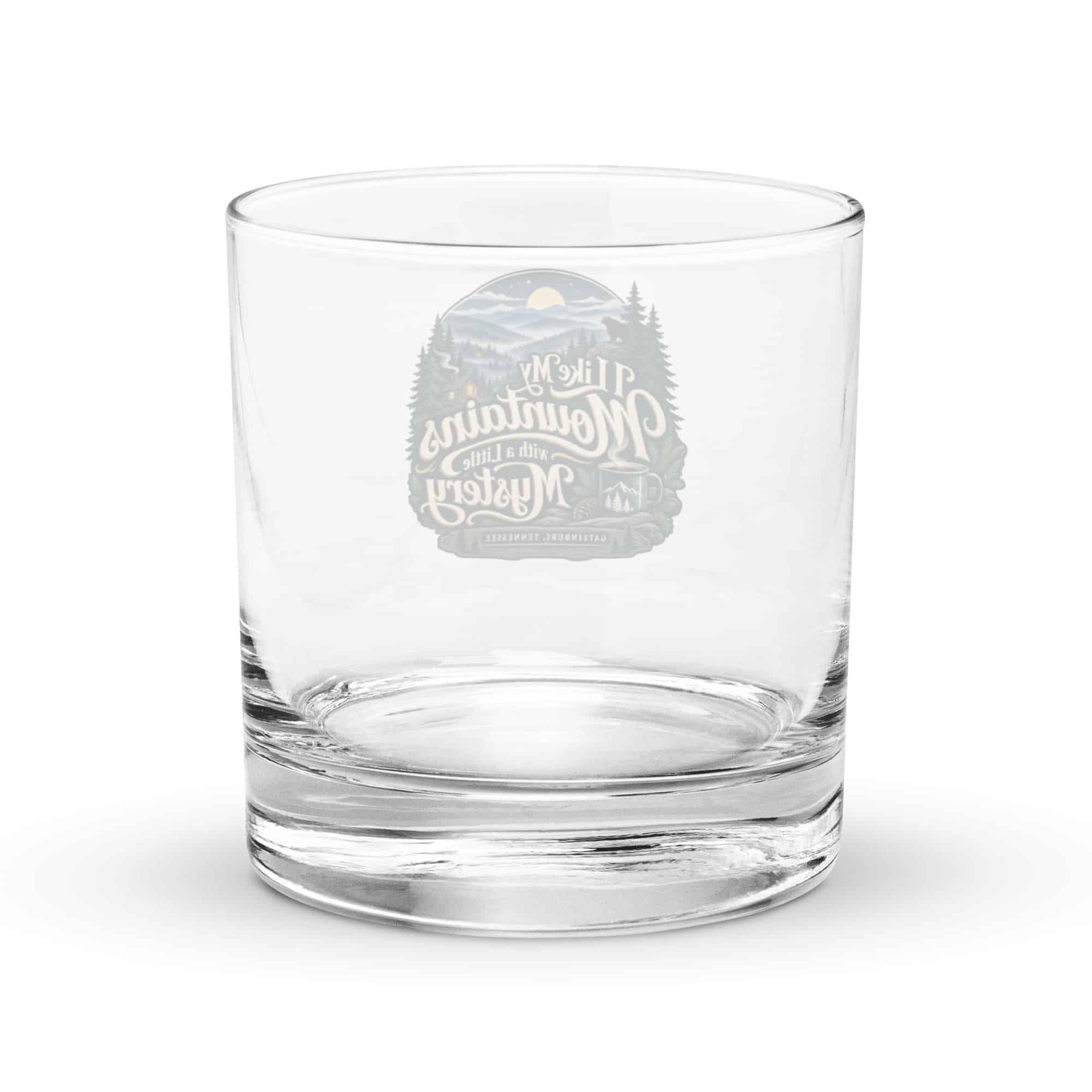Gatlinburg and the Smokies Rocks Glass: I Like My Mountains with a Little Mystery, Woodland Scenic Lettering