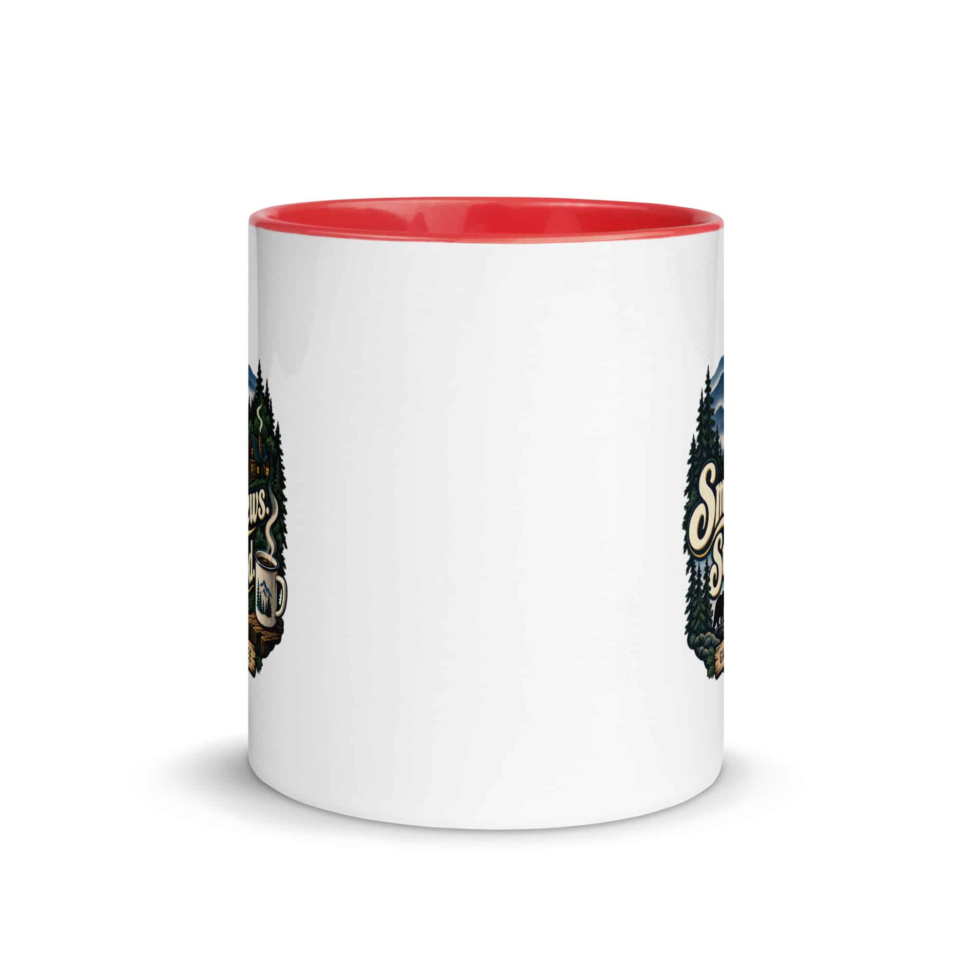 Gatlinburg and the Smokies Color Inside Coffee Mug: Smoky Views. Sunny Mood, Woodland Scenic Lettering