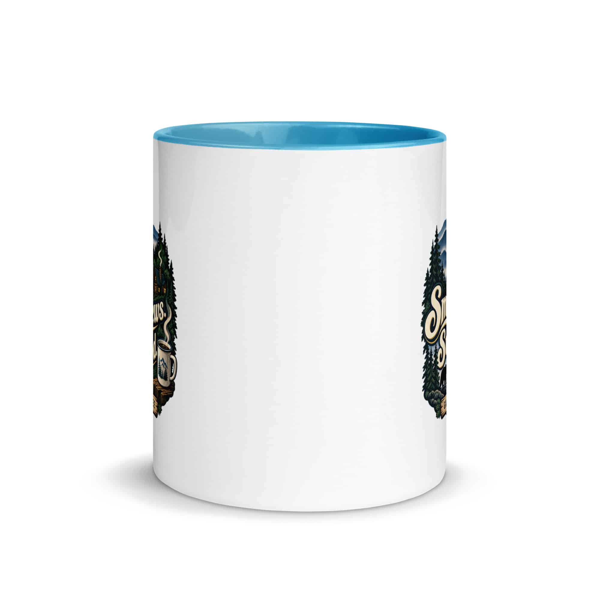 Gatlinburg and the Smokies Color Inside Coffee Mug: Smoky Views. Sunny Mood, Woodland Scenic Lettering