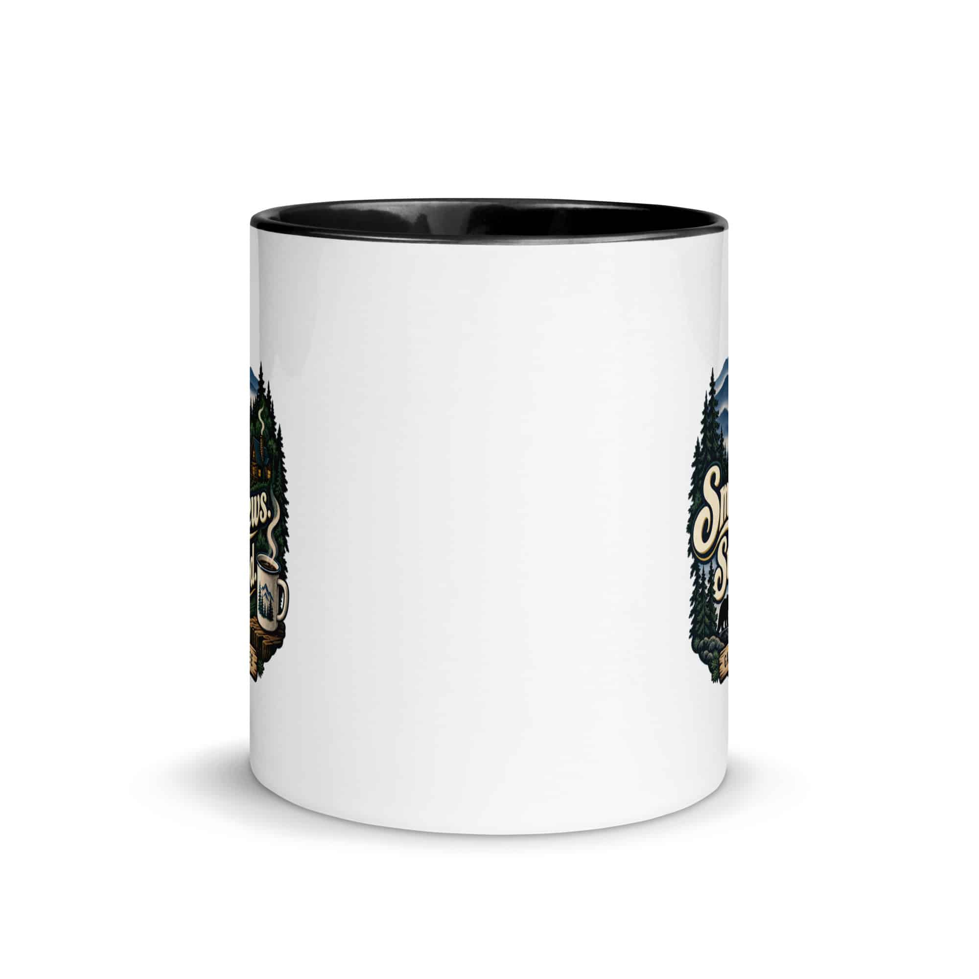 Gatlinburg and the Smokies Color Inside Coffee Mug: Smoky Views. Sunny Mood, Woodland Scenic Lettering