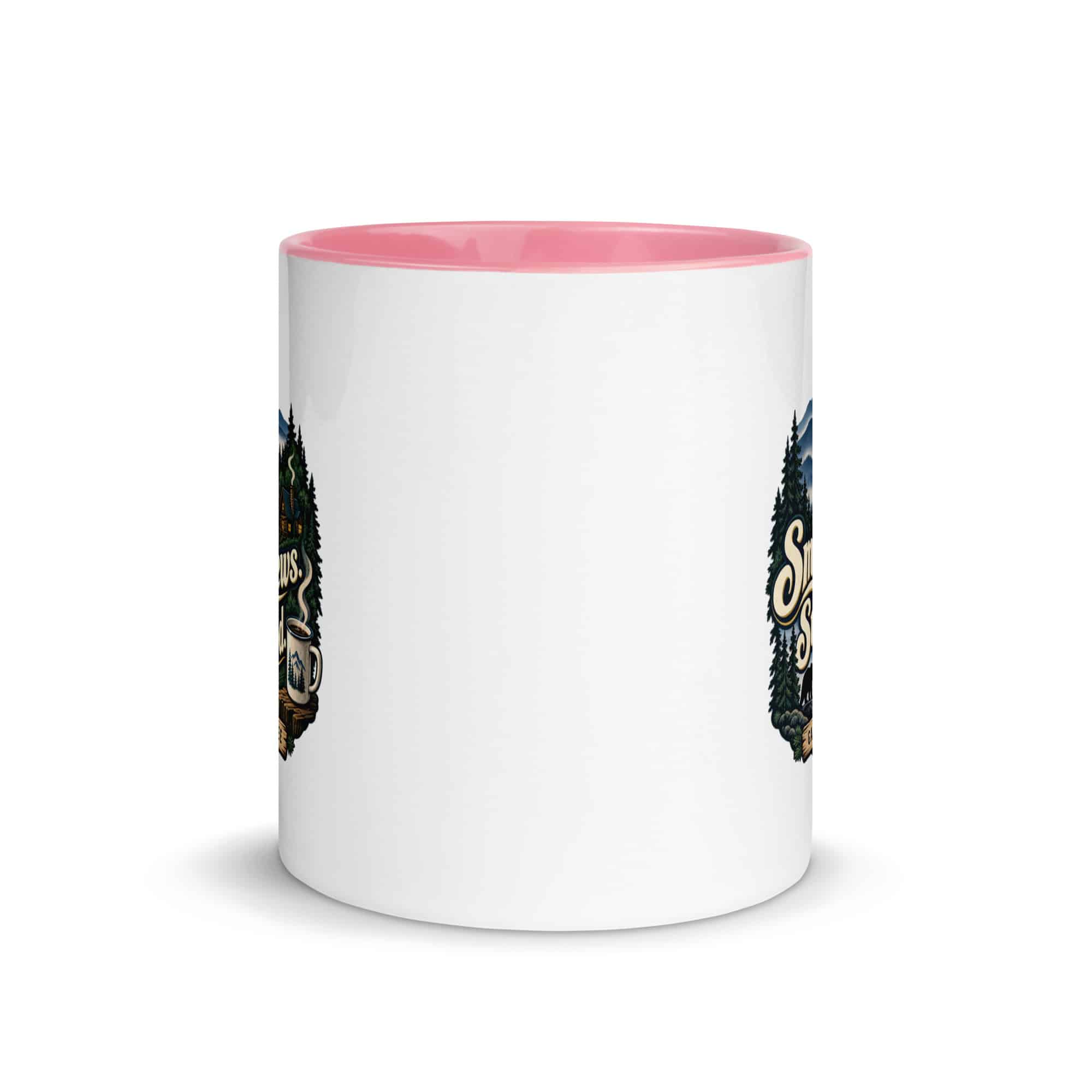 Gatlinburg and the Smokies Color Inside Coffee Mug: Smoky Views. Sunny Mood, Woodland Scenic Lettering
