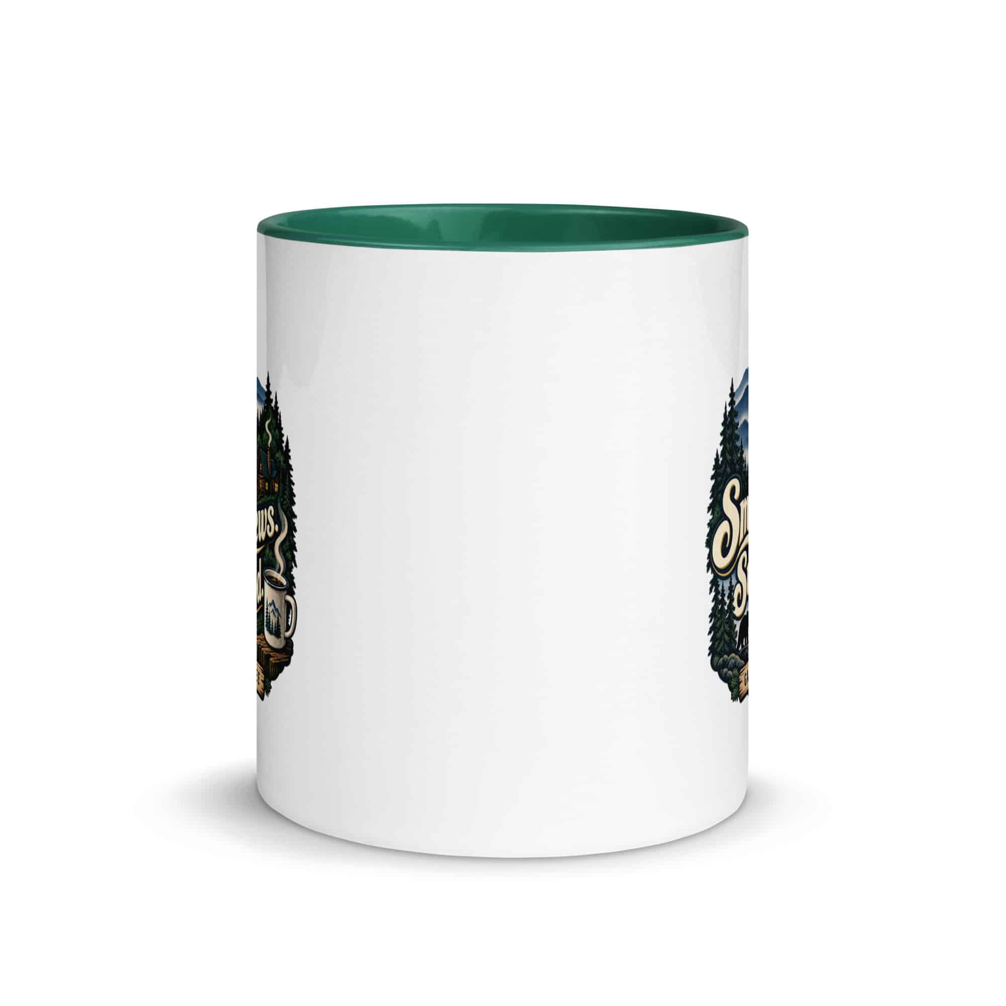 Gatlinburg and the Smokies Color Inside Coffee Mug: Smoky Views. Sunny Mood, Woodland Scenic Lettering