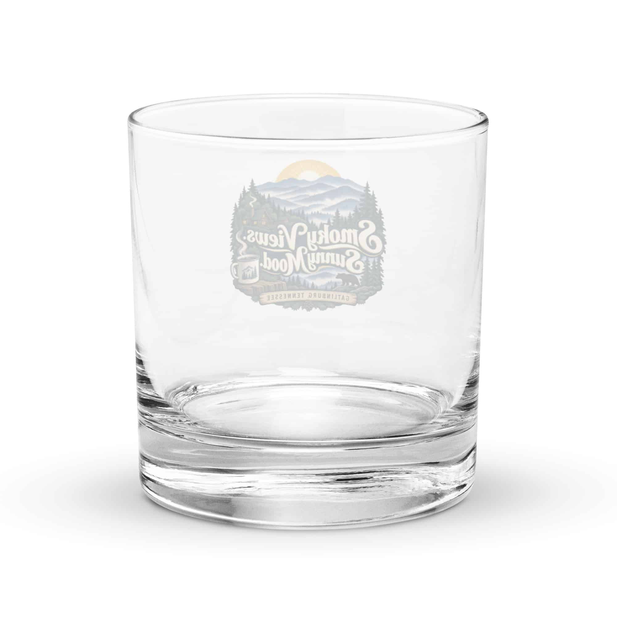 Gatlinburg and the Smokies Rocks Glass: Smoky Views. Sunny Mood, Woodland Scenic Lettering