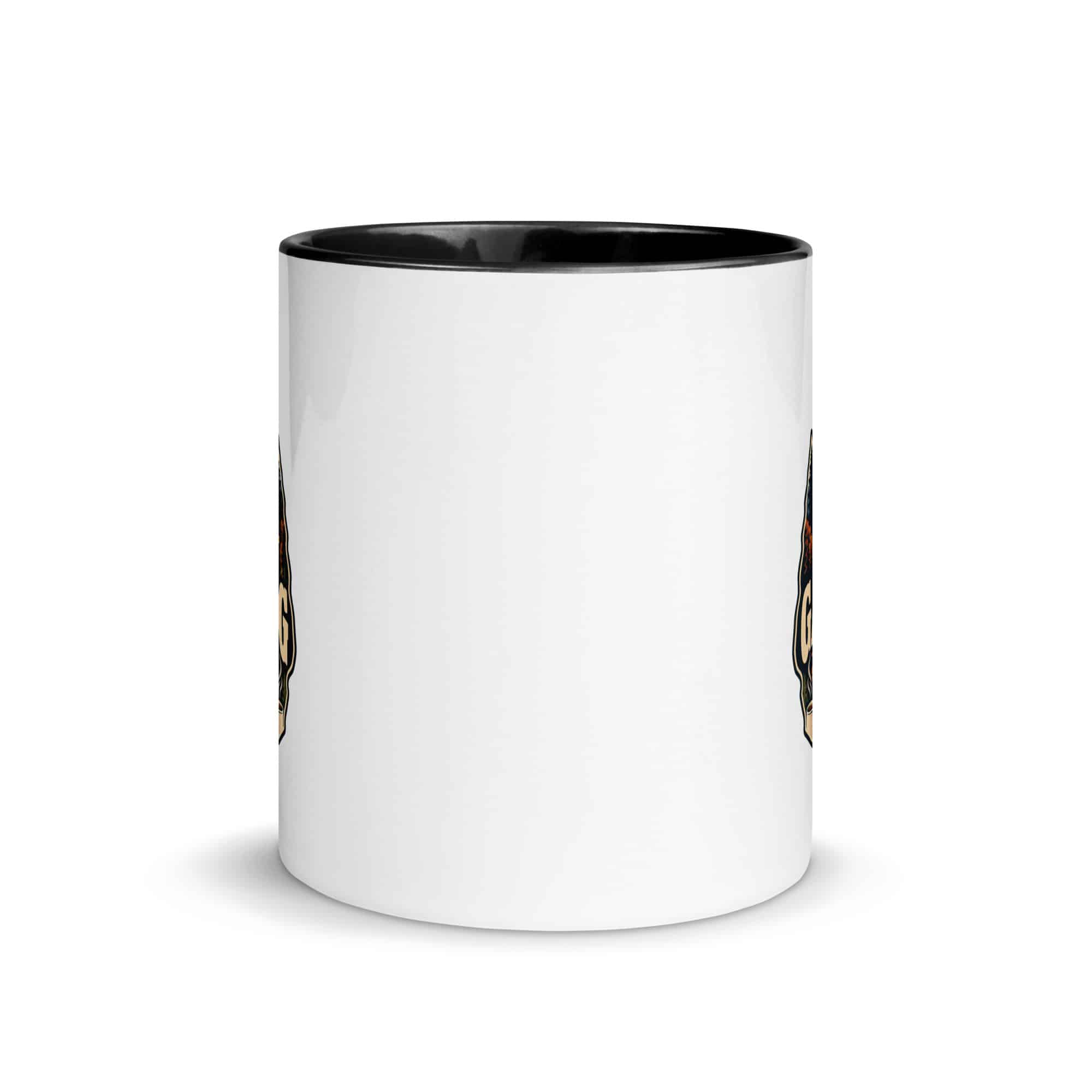 Gatlinburg and the Smokies Color Inside Coffee Mug: My Gatlinburg Itinerary: Wander, Eat, Repeat, Scenic Shield Badge