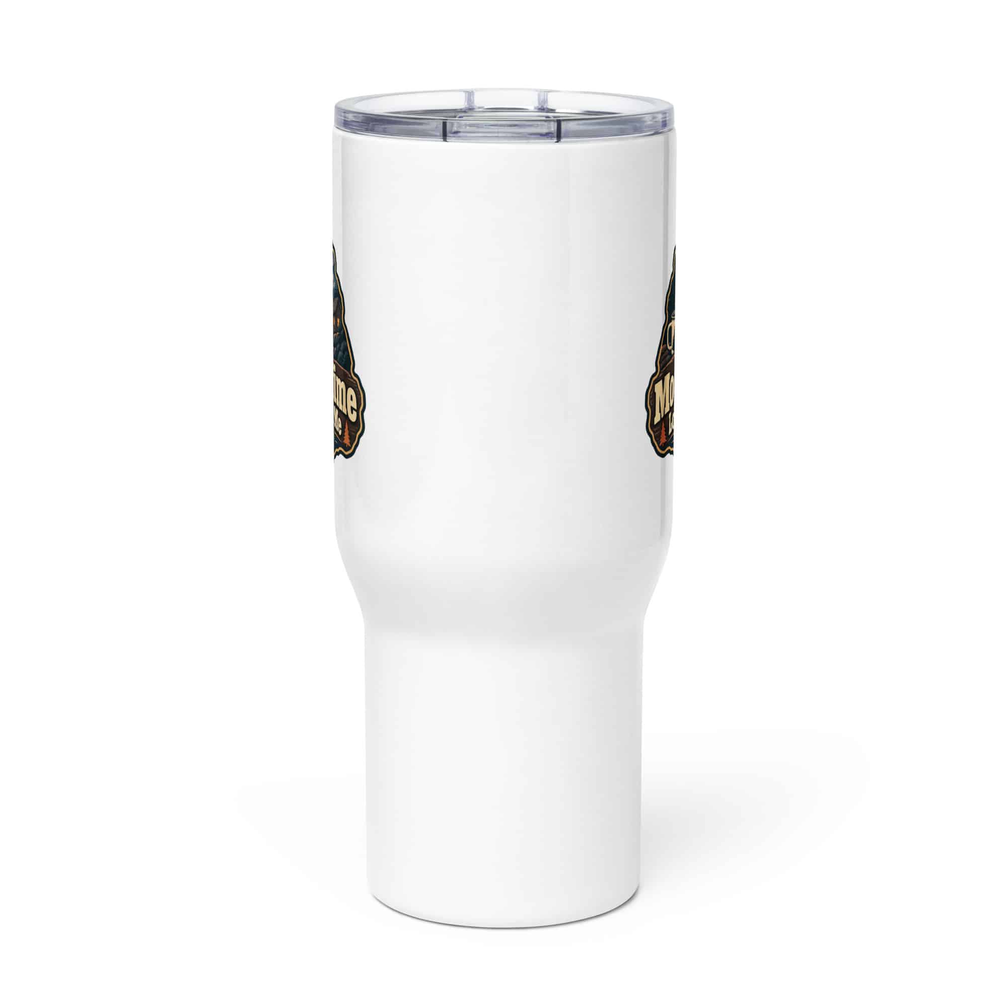 Gatlinburg and the Smokies Travel Mug: Mountain Time Looks Good on Me, Scenic Shield Badge