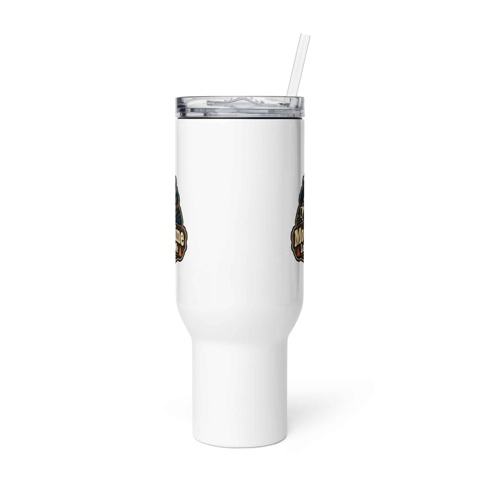 Gatlinburg and the Smokies Travel Mug: Mountain Time Looks Good on Me, Scenic Shield Badge