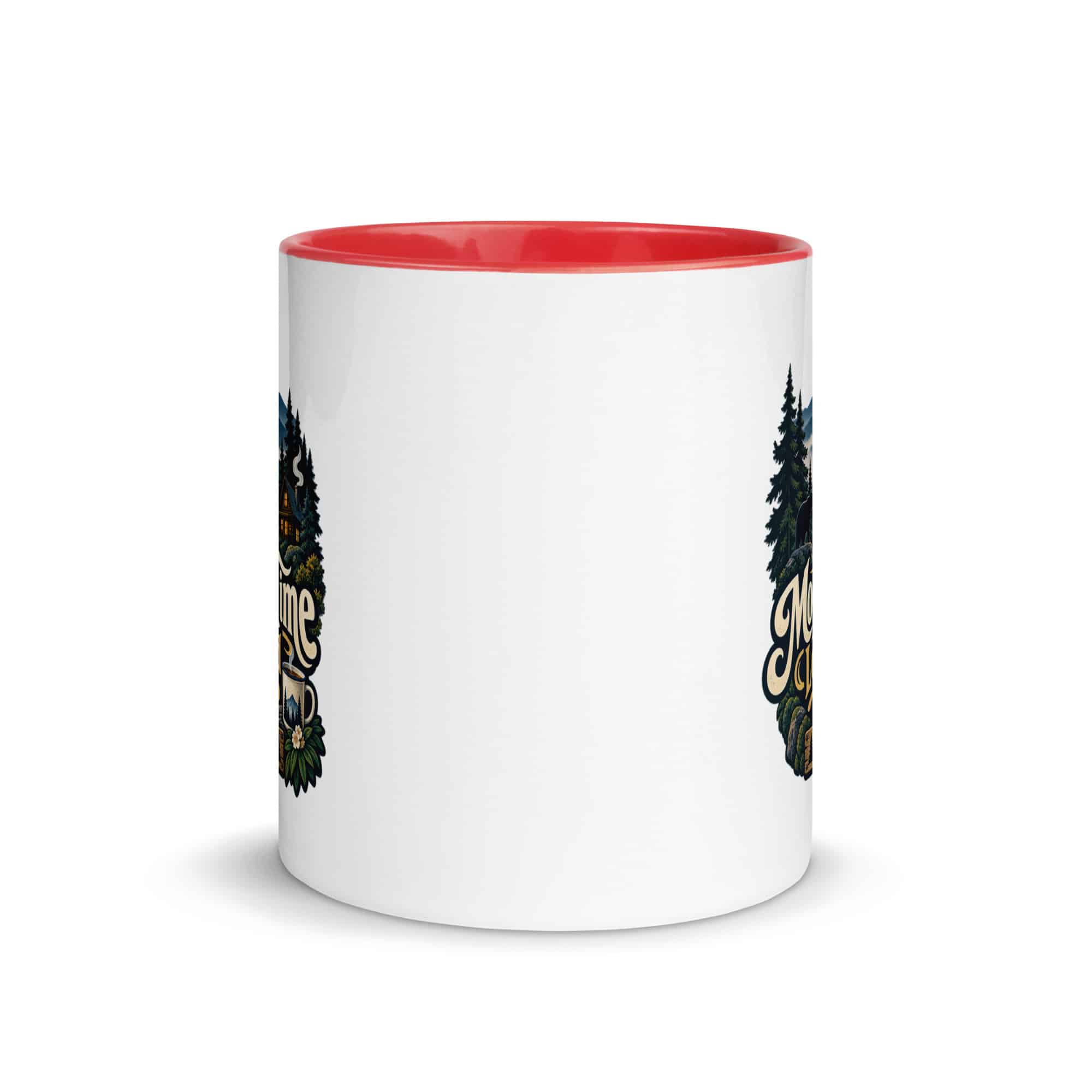 Gatlinburg and the Smokies Color Inside Coffee Mug: Mountain Time Looks Good on Me, Woodland Scenic Lettering
